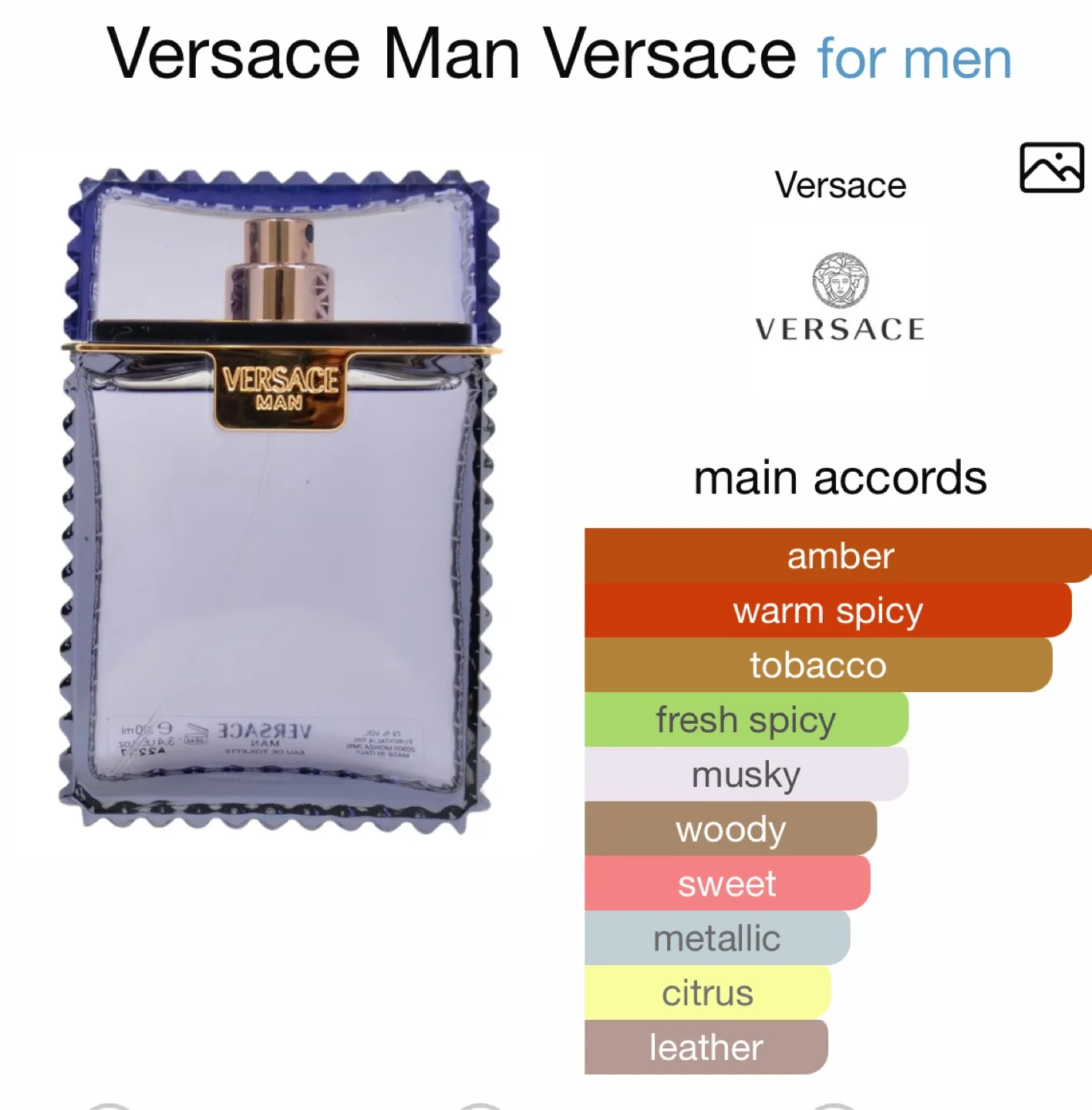 Rare: Versace Man Original Cologne image indicator(2)