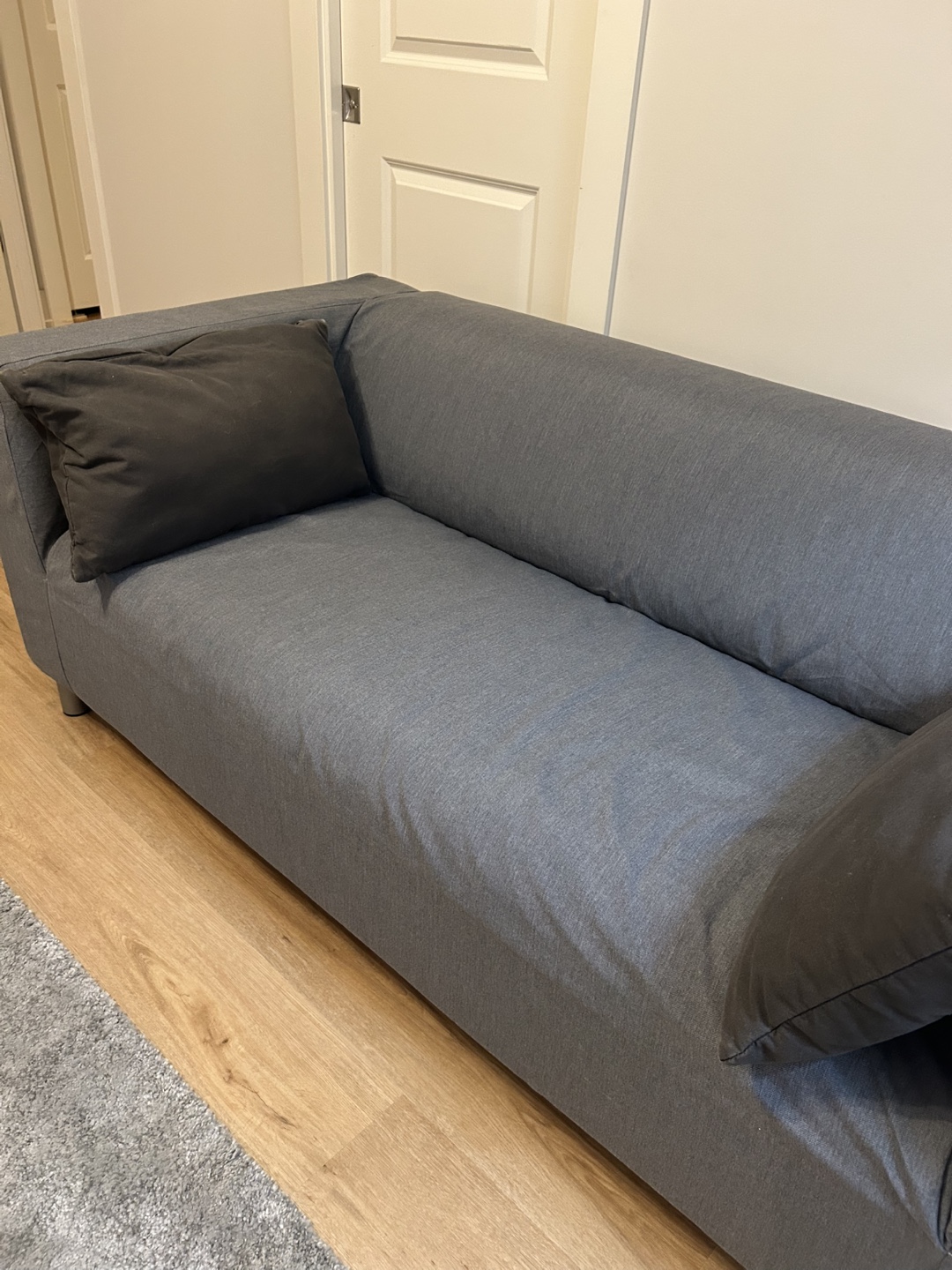 IKEA Gray Sofa - Almost New! - photo 2