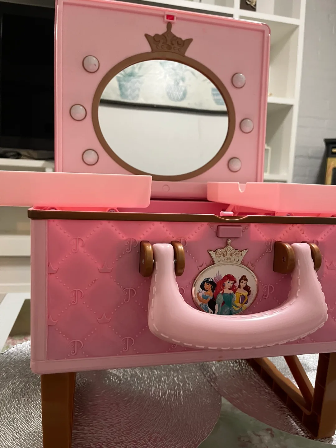 Disney Princess Pink Vanity Suitcase