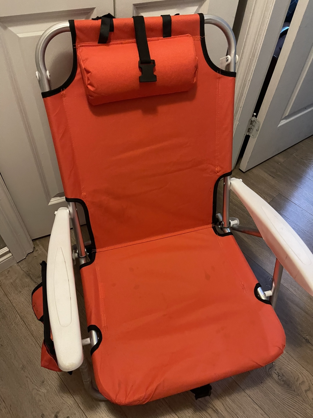Orange Beach Chair with Headrest - photo 5