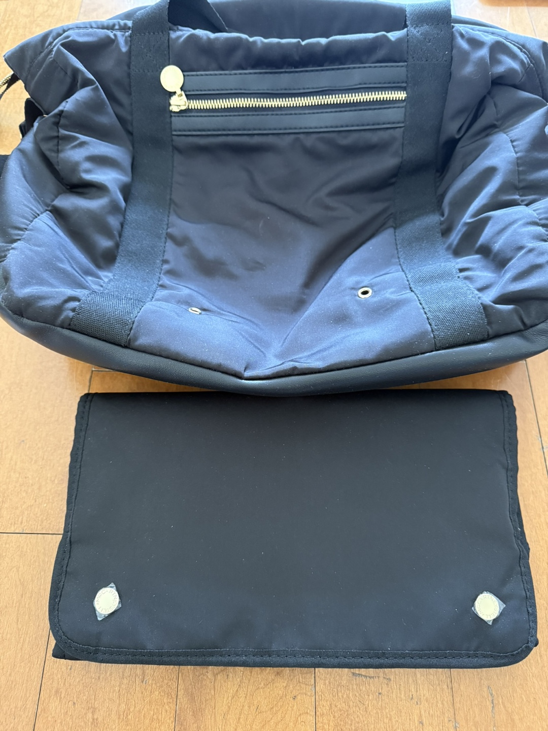 Stella McCartney Kids Black Diaper Bag - photo 5