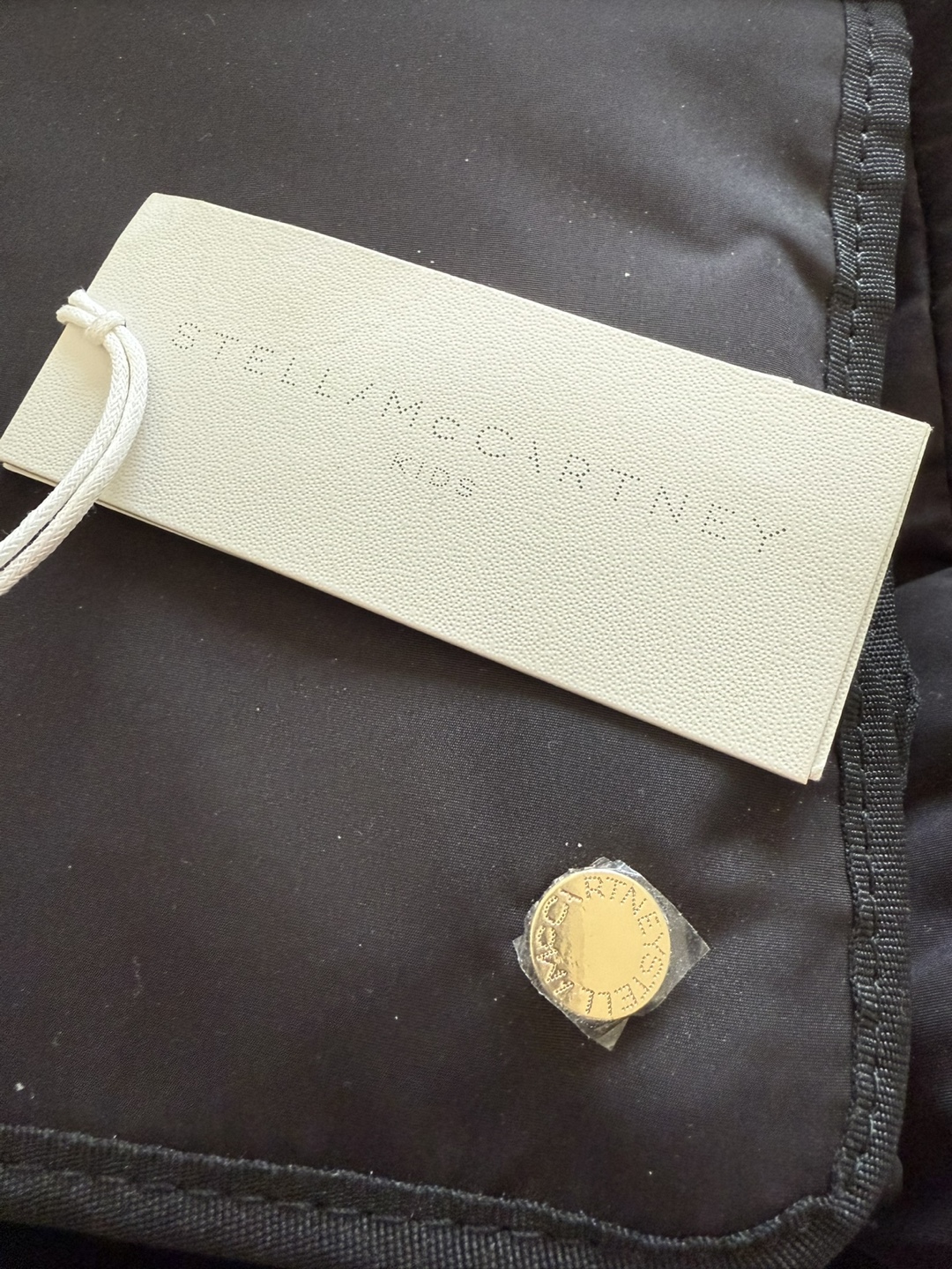 Stella McCartney Kids Black Diaper Bag - photo 4