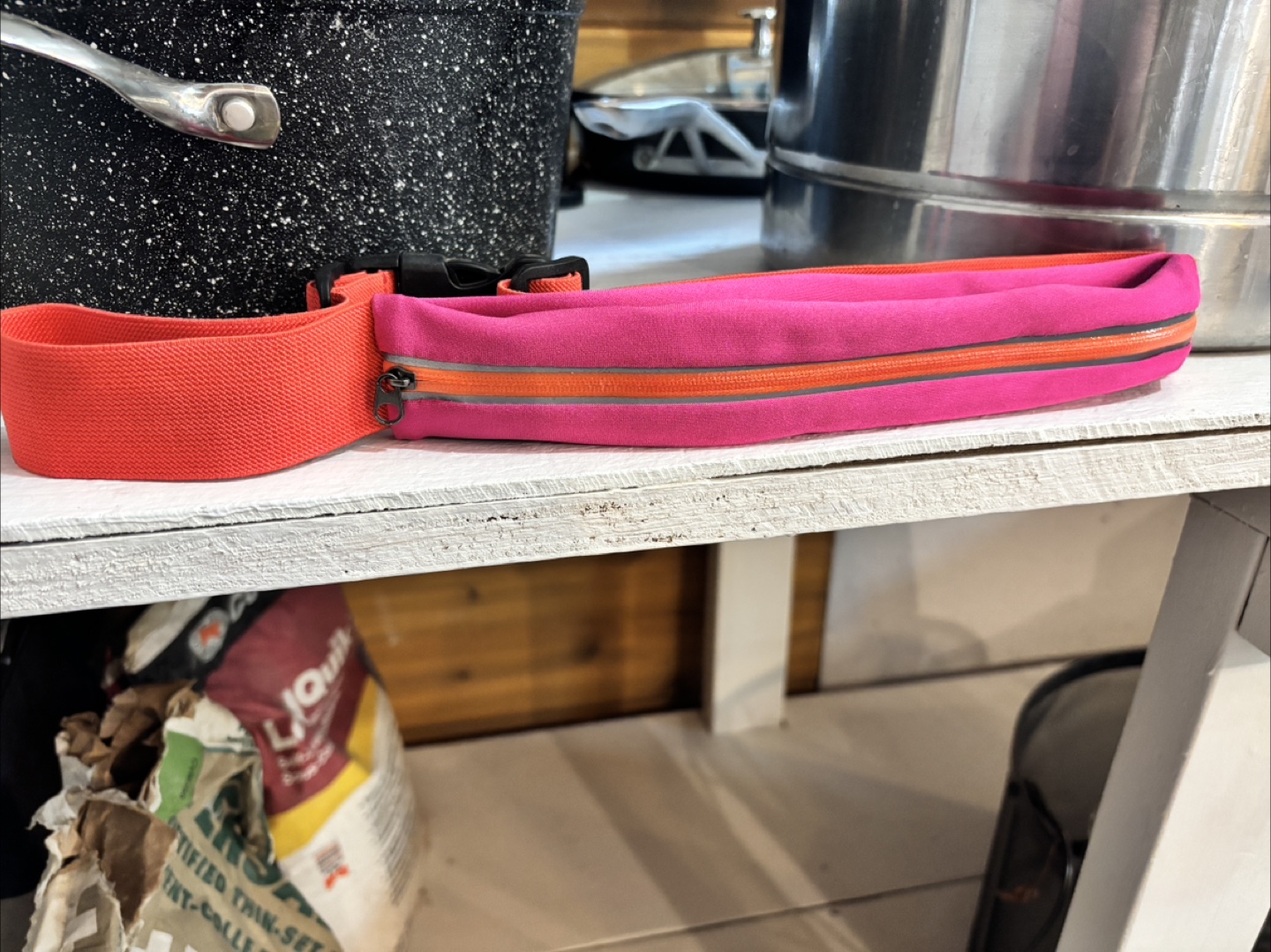 Pink & Orange Running Belt