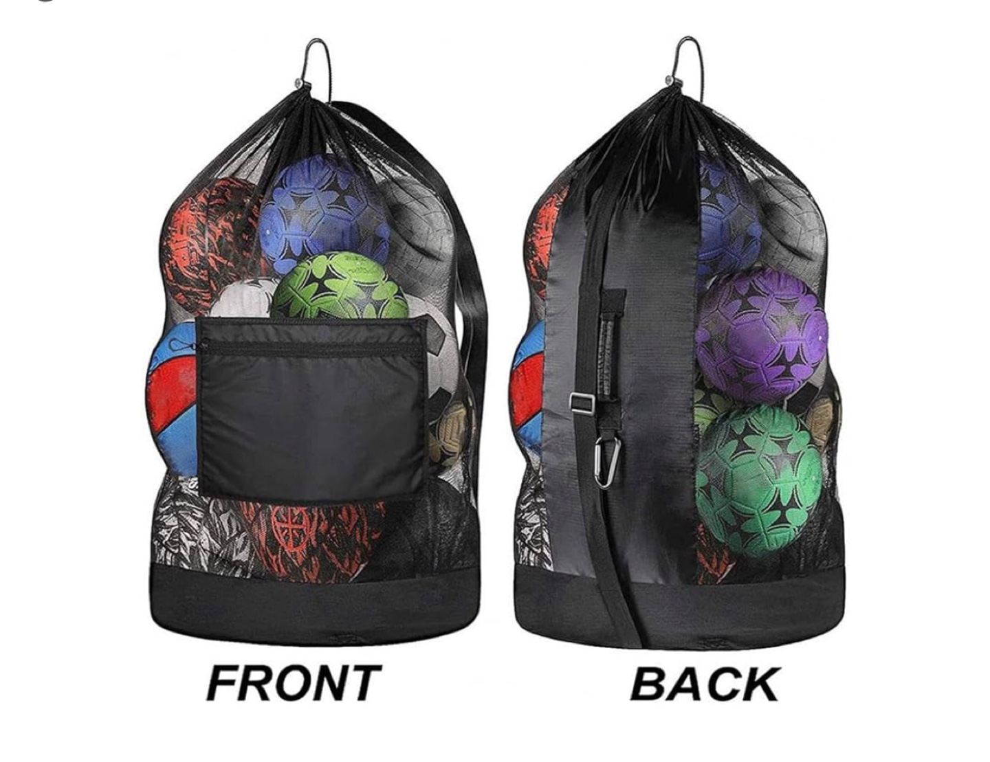 Black Mesh Ball Bag - photo 2