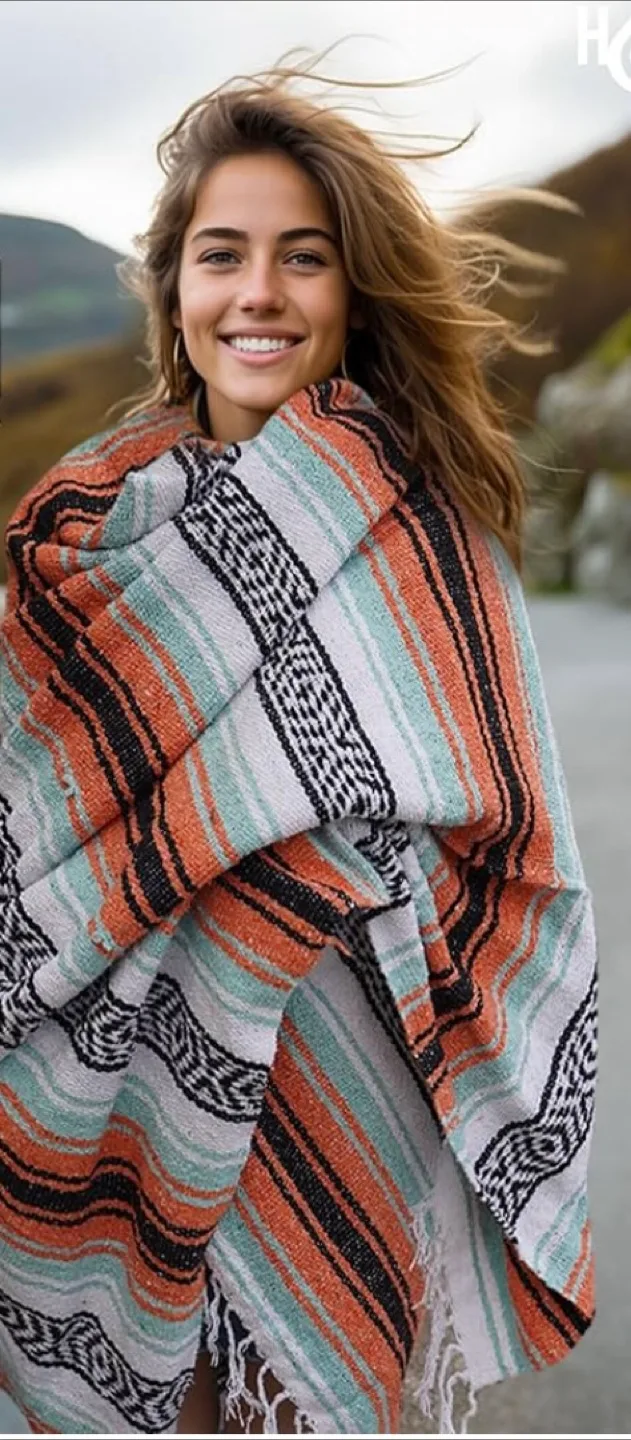 Mexican Blanket mint-orange image indicator(4)