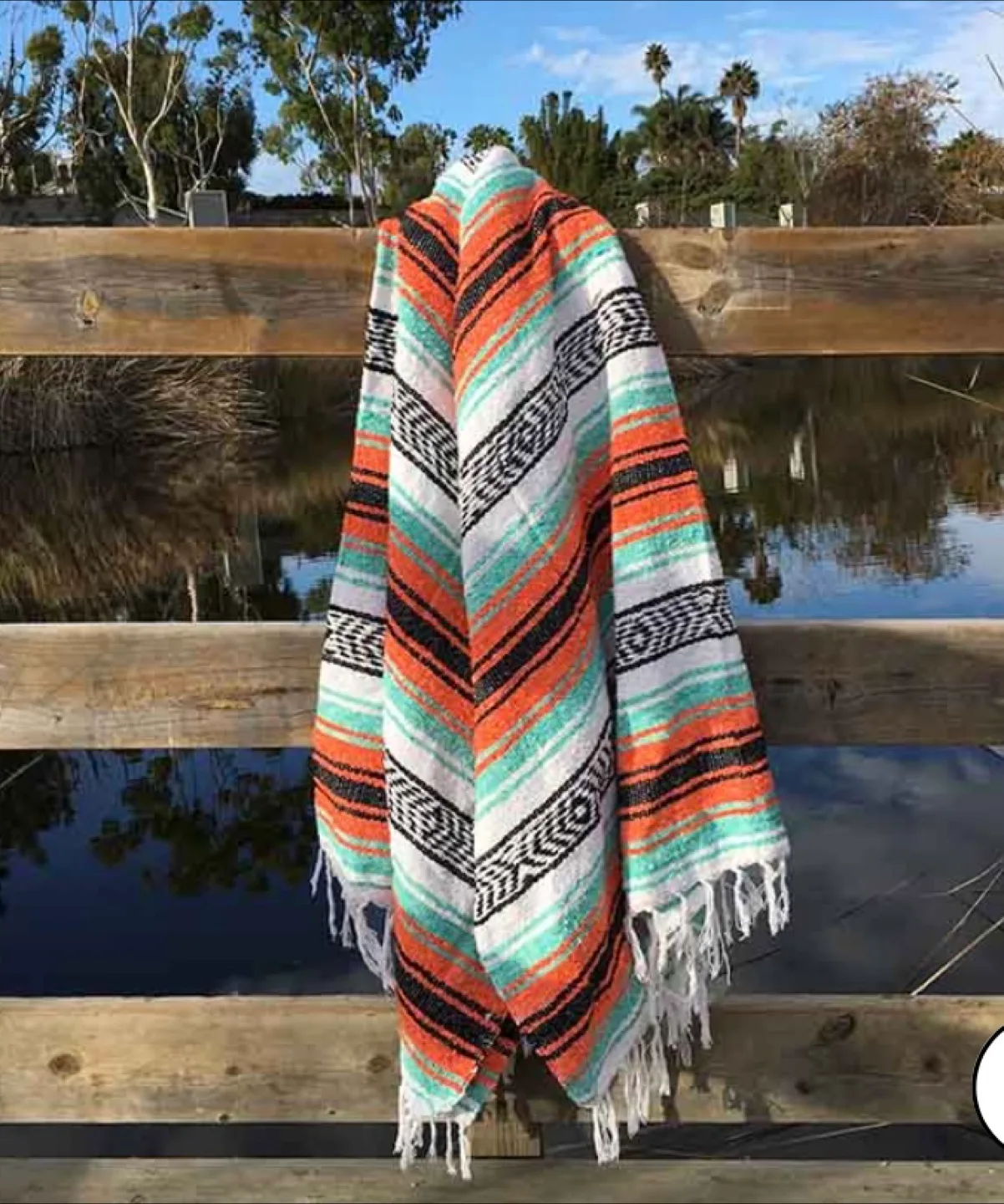 Mexican Blanket mint-orange image indicator(3)