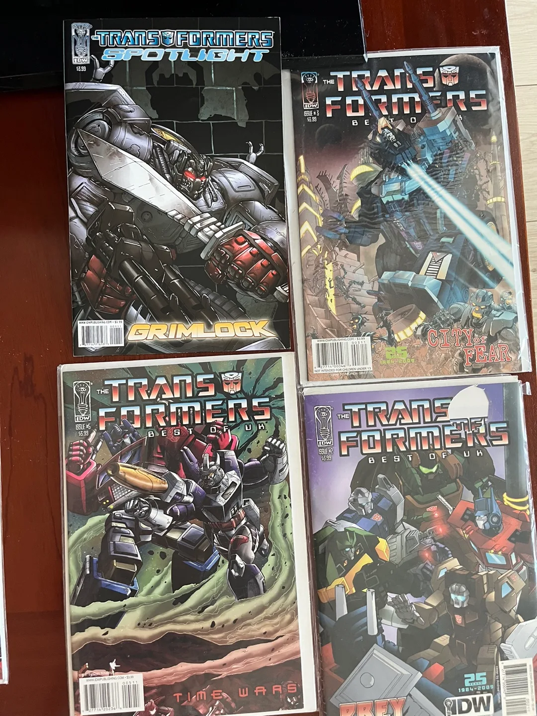 Transformers & Marvel Comic Book Lot image indicator(2)