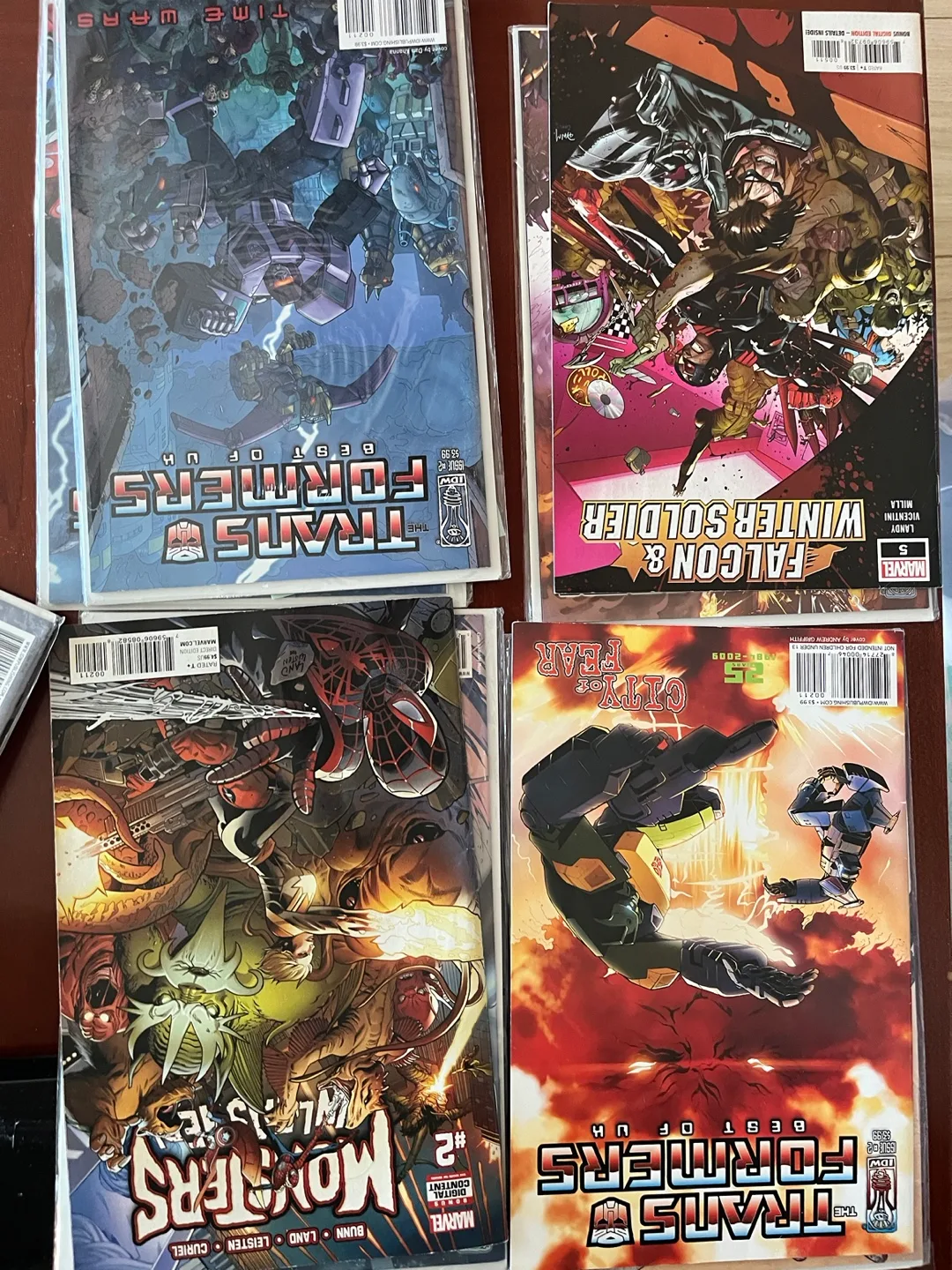 Transformers & Marvel Comic Book Lot image indicator(3)