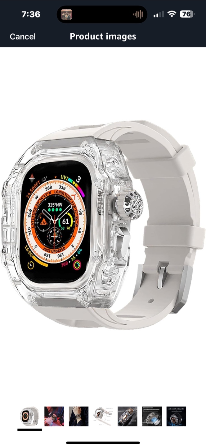 Apple Watch Ultra Case with Band - White - photo 2