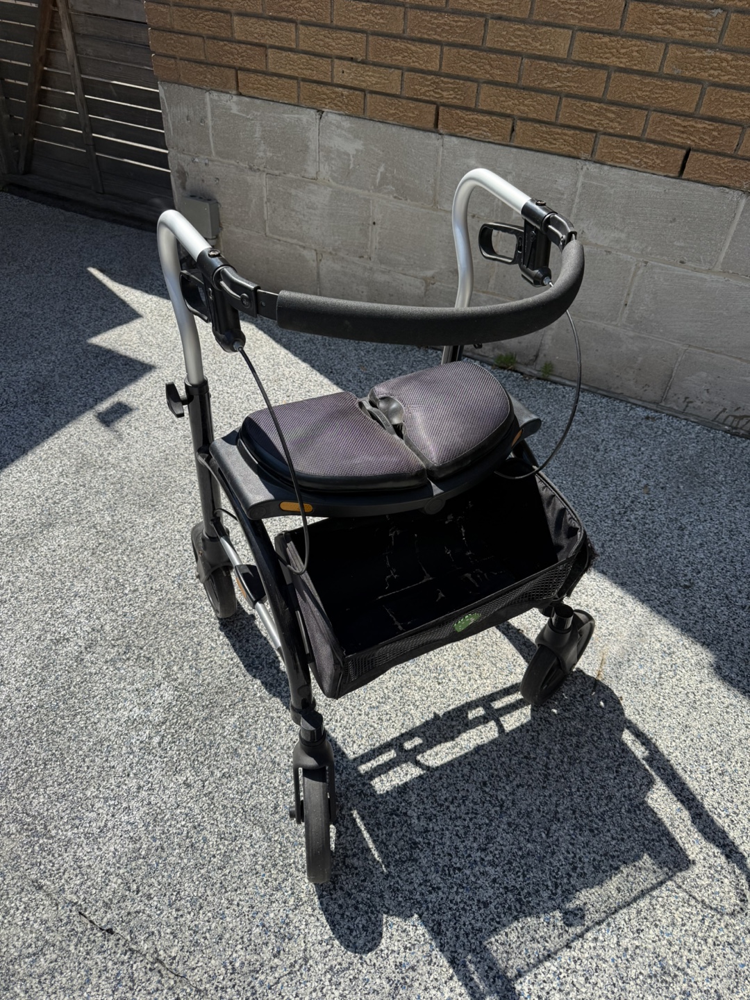 Rollator Walker with Seat & Basket