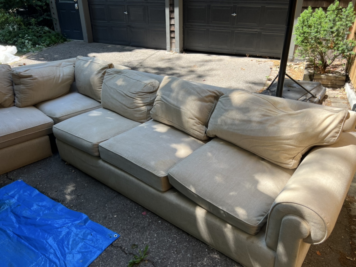Beige Sectional Sofa - photo 2