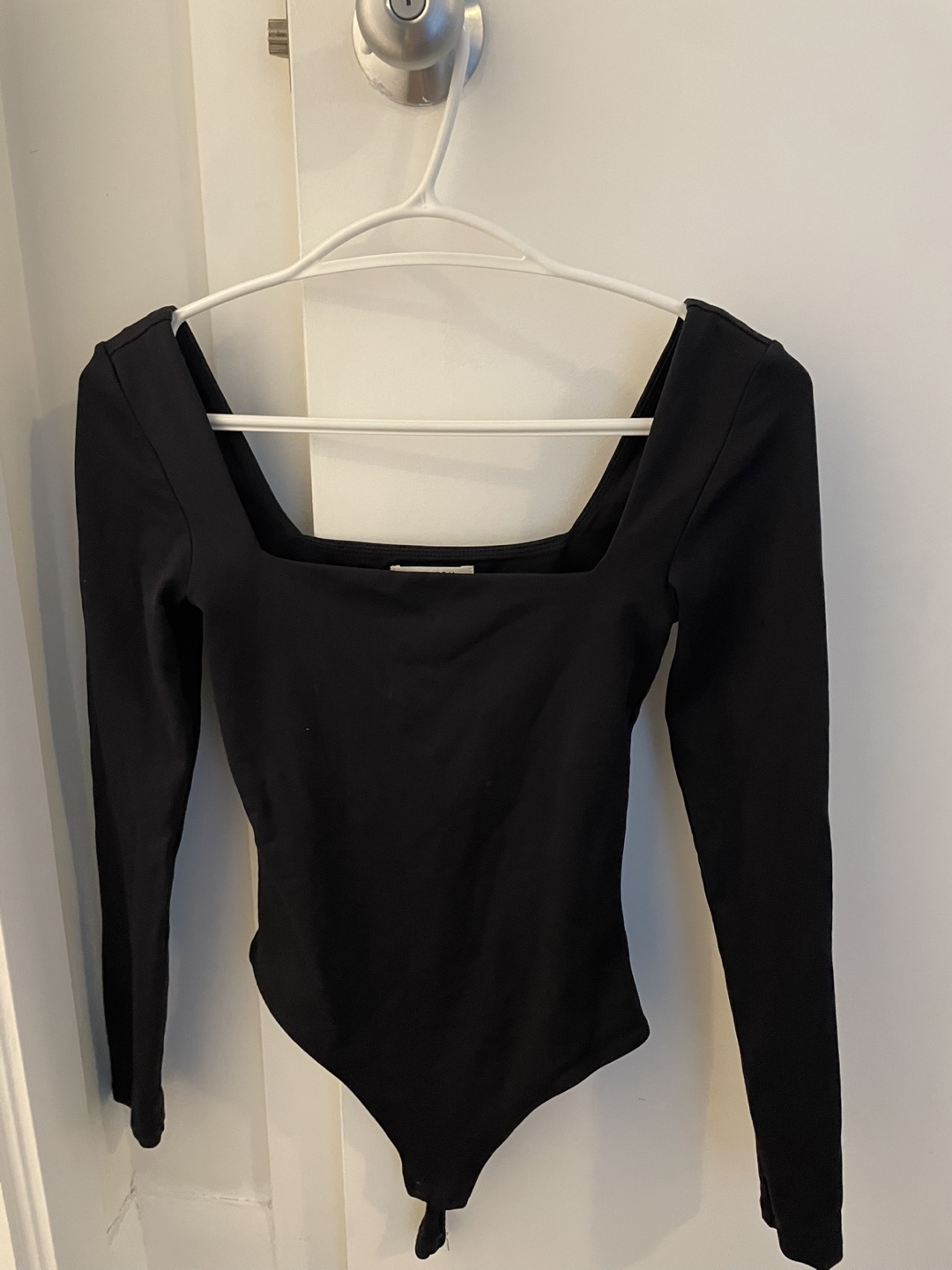 Babaton Black Long Sleeve Bodysuit