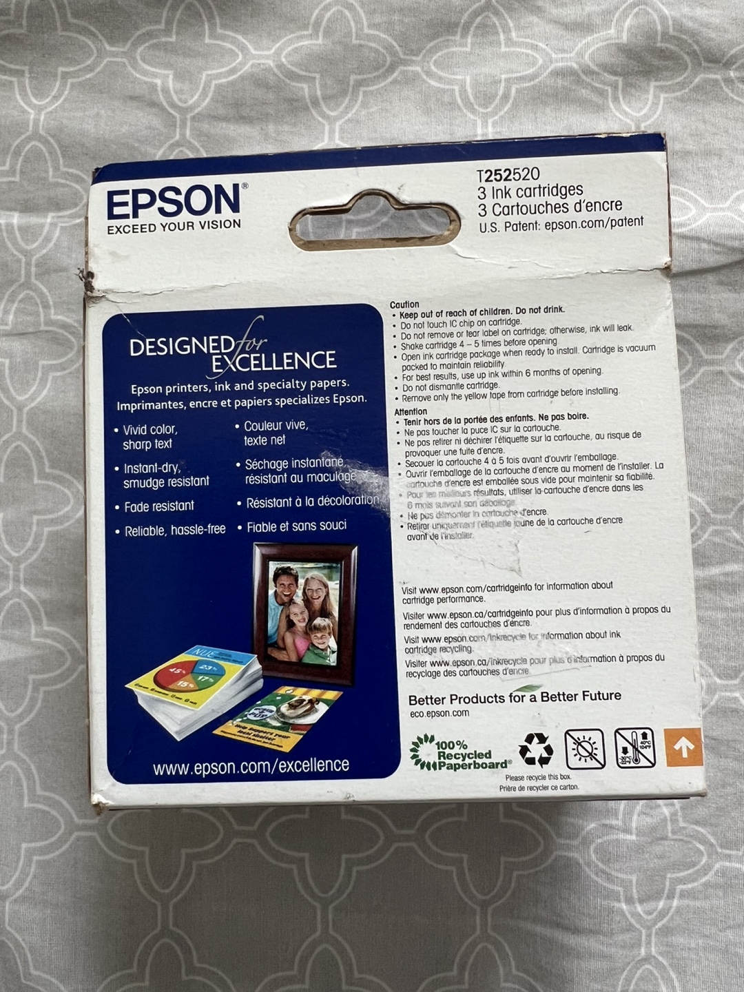 Epson 252 Ink Cartridges #freecycle - photo 2
