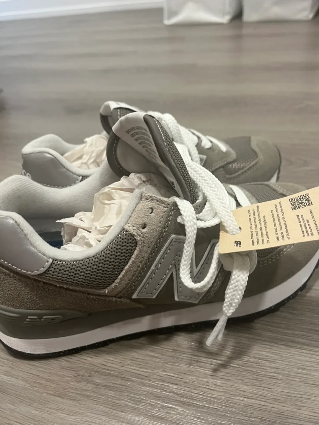 New Balance 574 Classic Grey, Size 5 US thumbnail