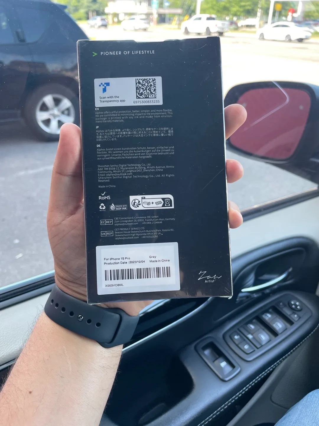 New Alphex Case for iPhone 15 Pro - Grey image indicator(2)