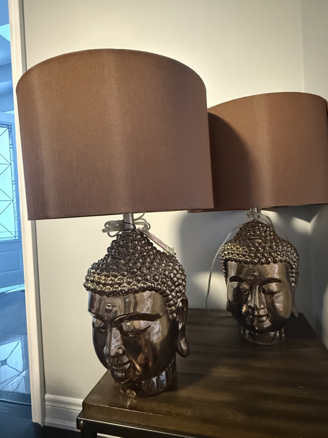 Buddha Head Table Lamps - Set of two - photo 2