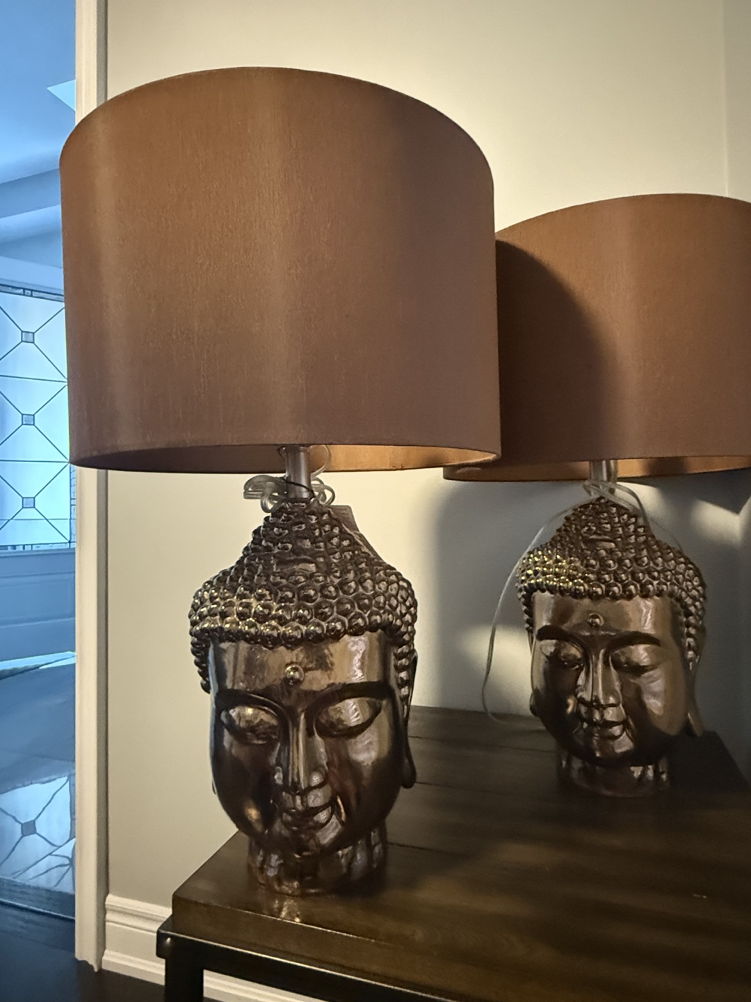 Buddha Head Table Lamps - Set of two - photo 3