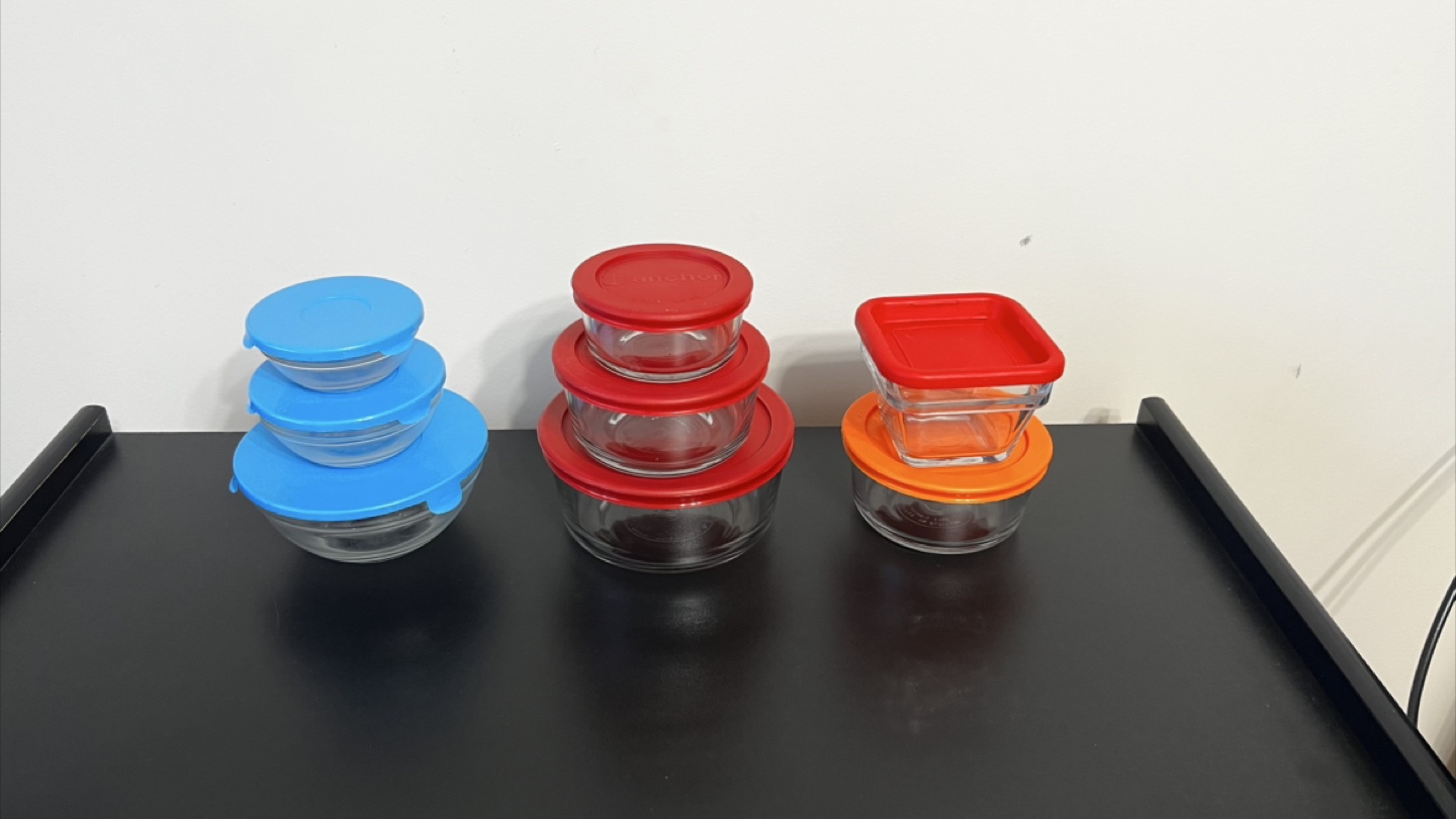 Anchor Hocking Glass Food Storage Containers