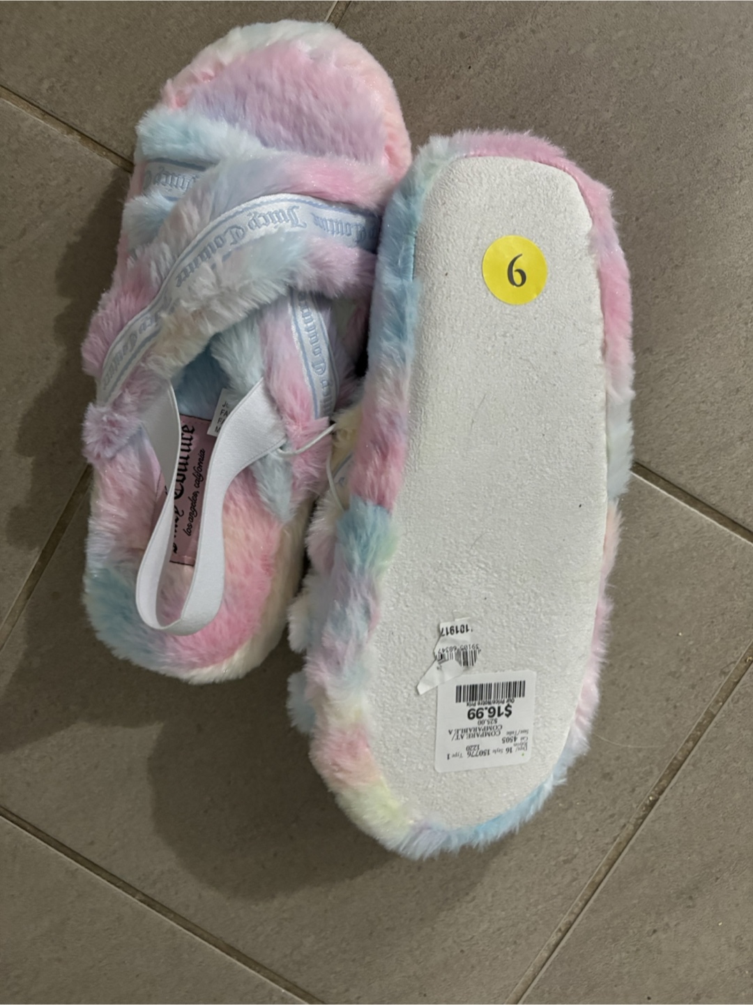 New Juicy Couture Slippers Size 9 - photo 2
