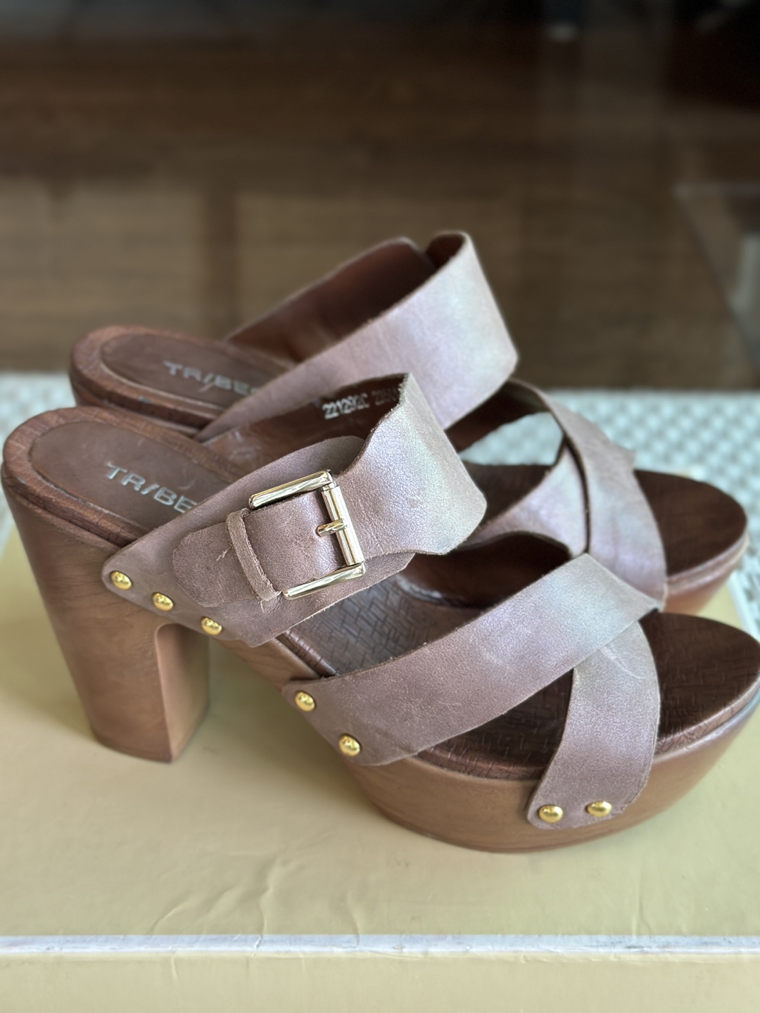 Leather Platform Sandal - Size 6.5 - photo 2