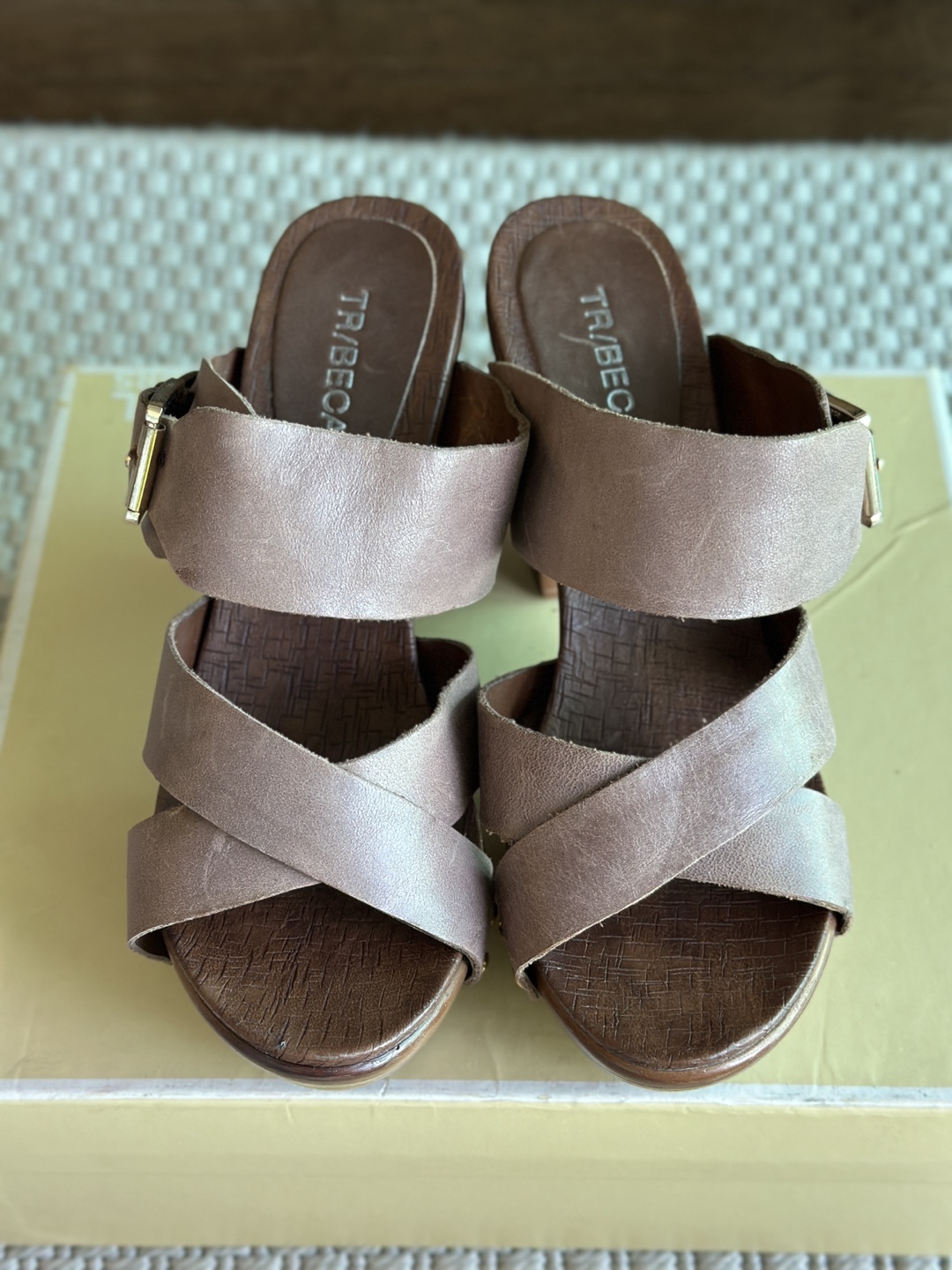 Leather Platform Sandal - Size 6.5 - photo 3