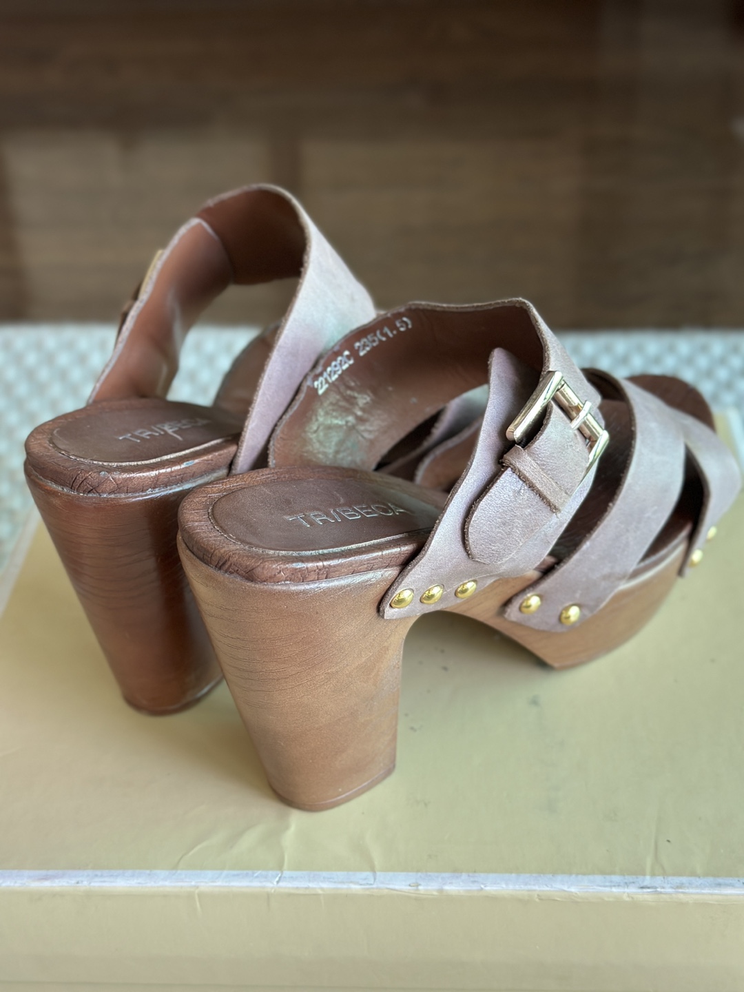 Leather Platform Sandal - Size 6.5 - photo 4