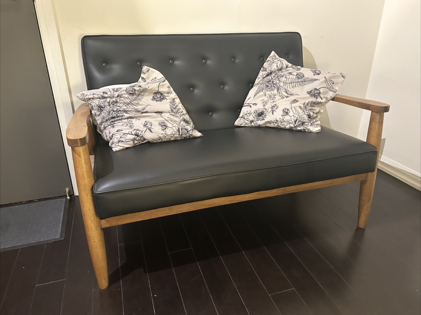 Black Loveseat Sofa