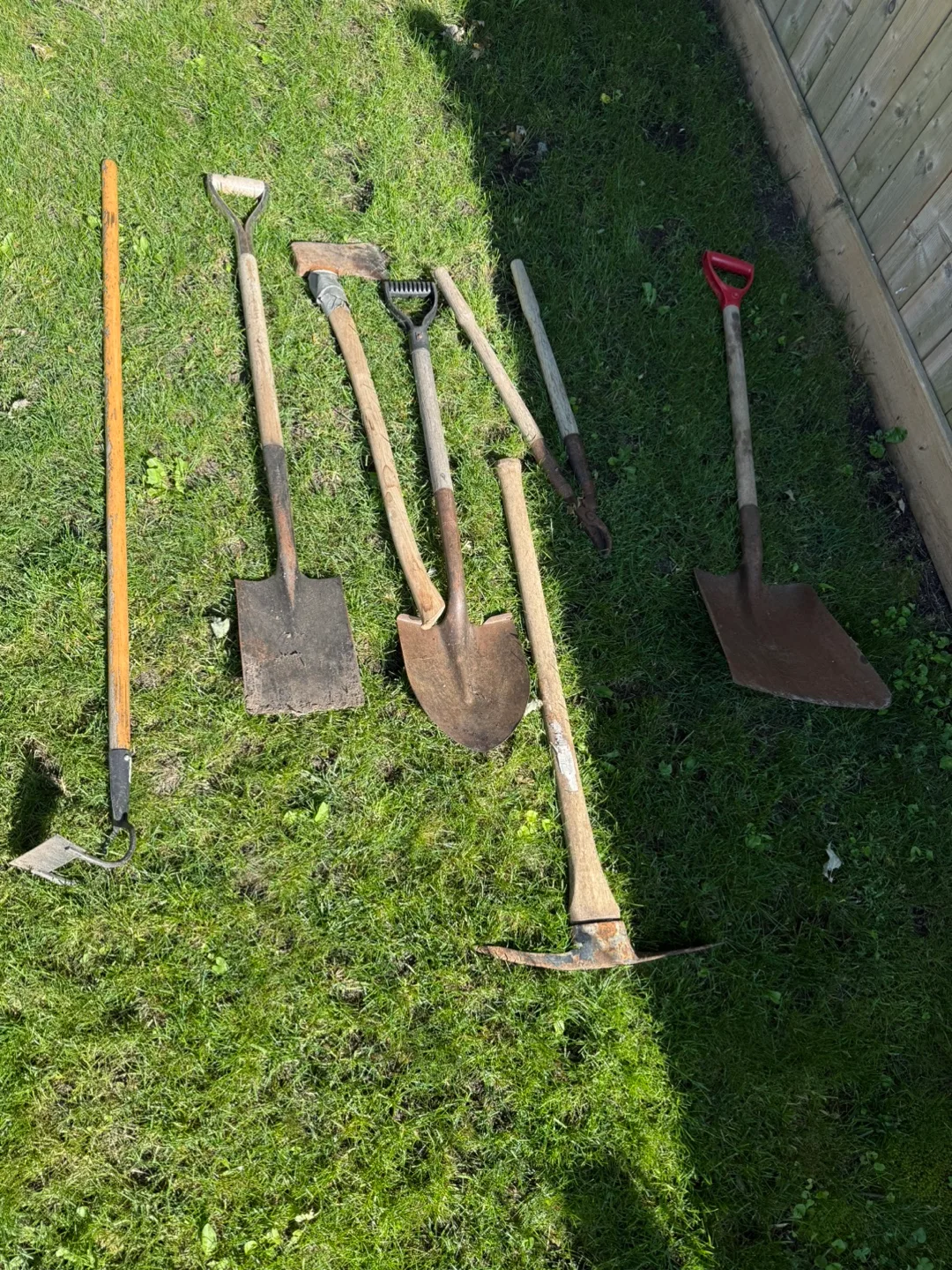 Gardening Tools - Shovels, Hoe, Axe thumbnail