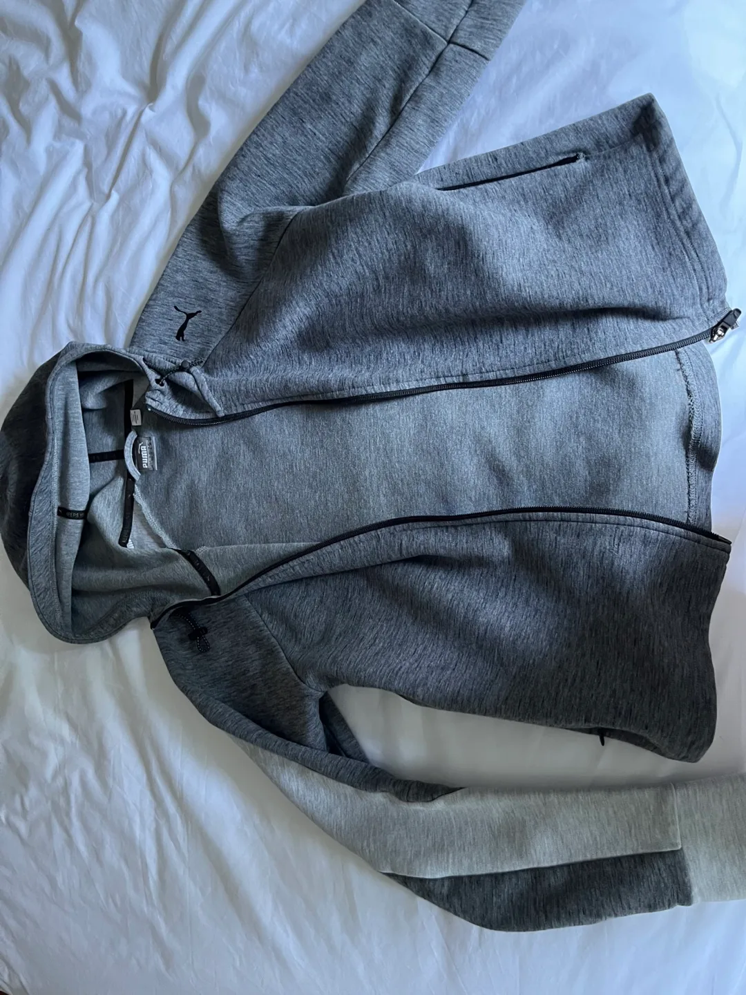 Puma Zip Hoodie - Grey, Size S thumbnail