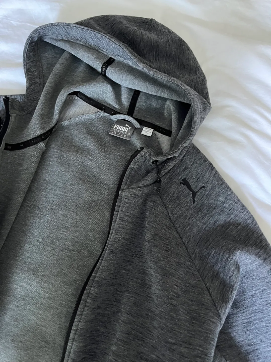 Puma Zip Hoodie - Grey, Size S image indicator(2)