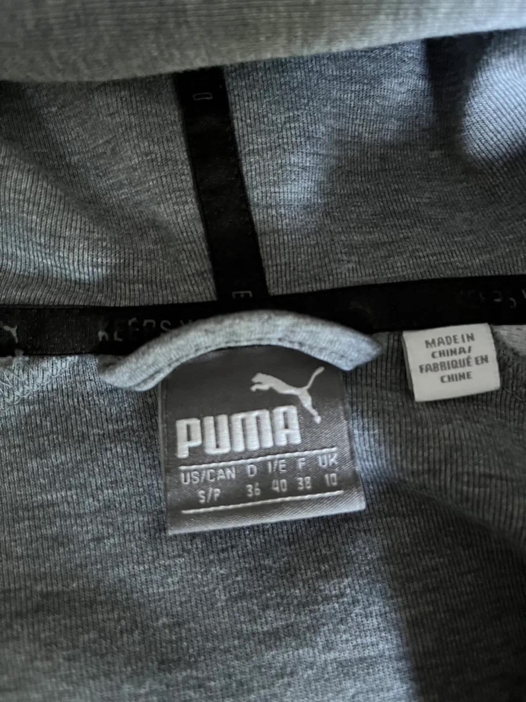 Puma Zip Hoodie - Grey, Size S image indicator(3)