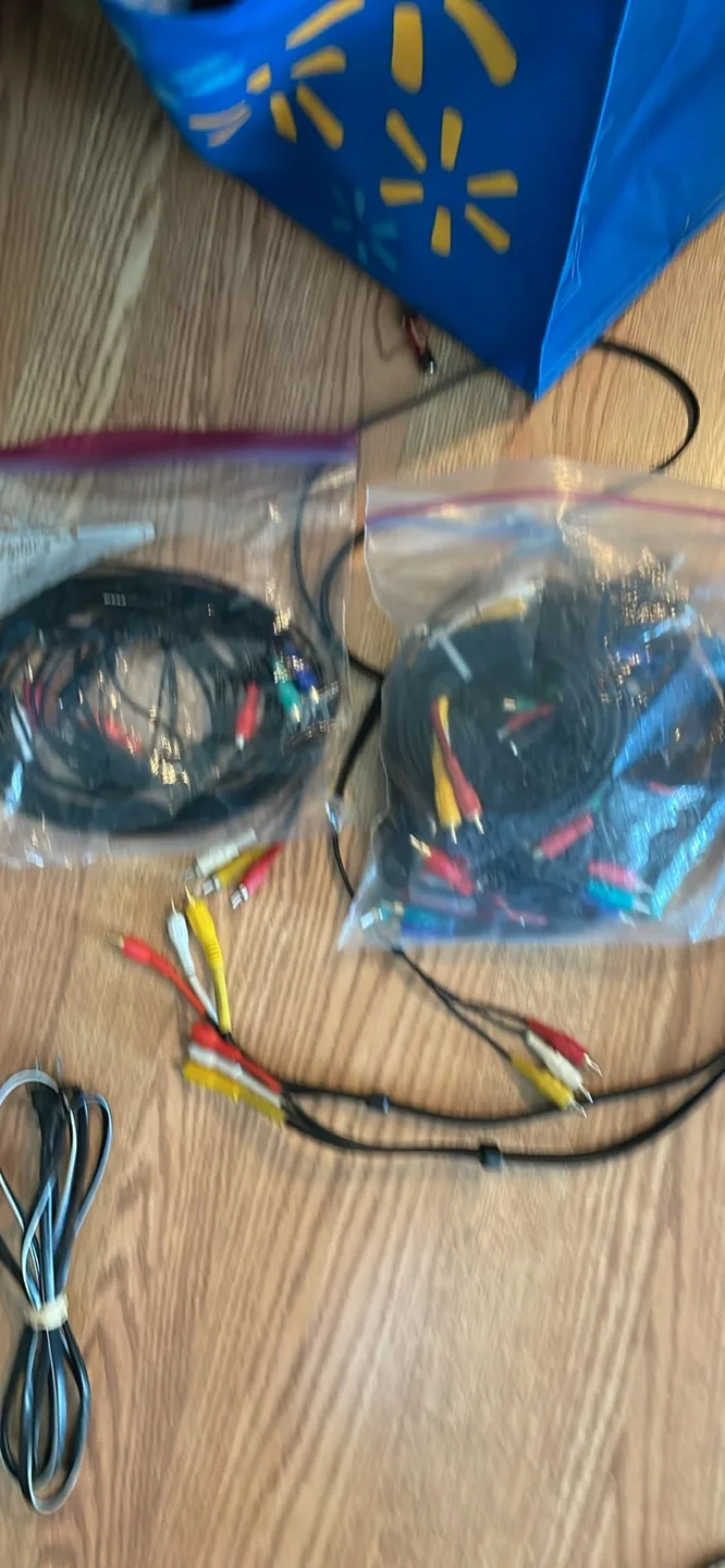 Assorted Cables - RCA, Power, Coaxial thumbnail