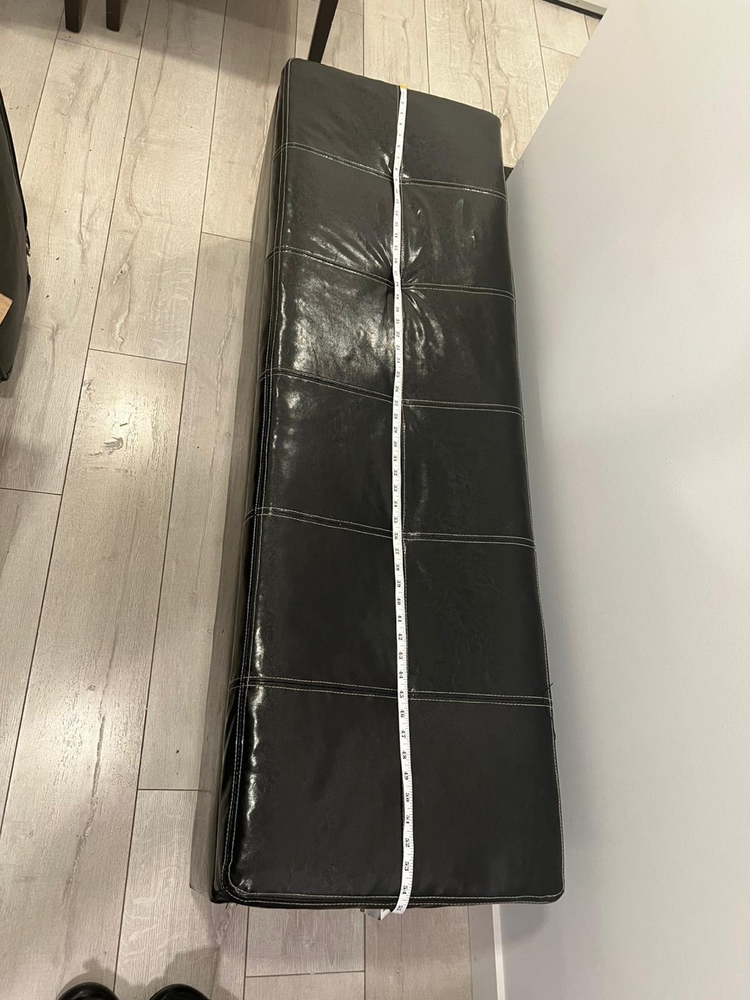 Black Storage Ottoman Bench - Great Condition!