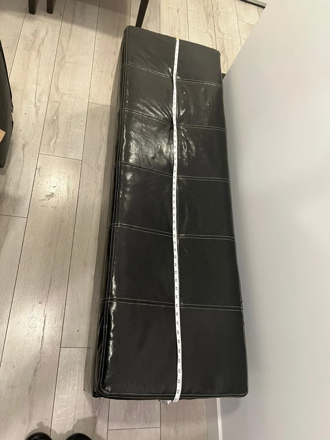 Black Storage Ottoman Bench - Great Condition! thumbnail