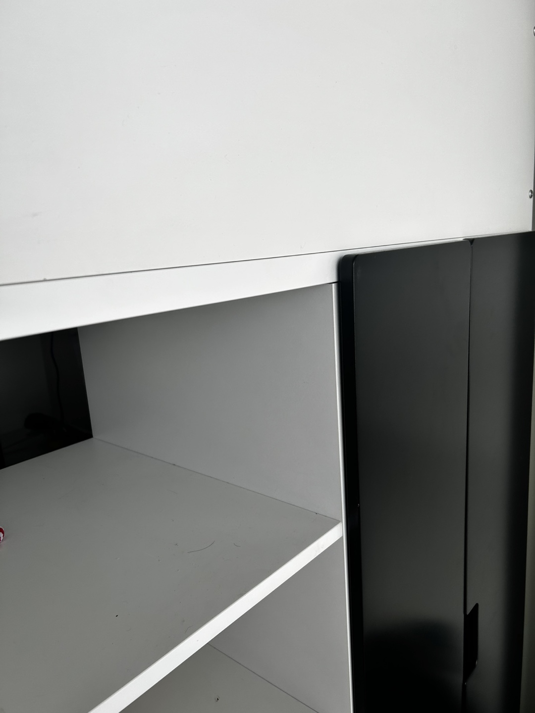 White Loft Bed with Desk & Storage - photo 5
