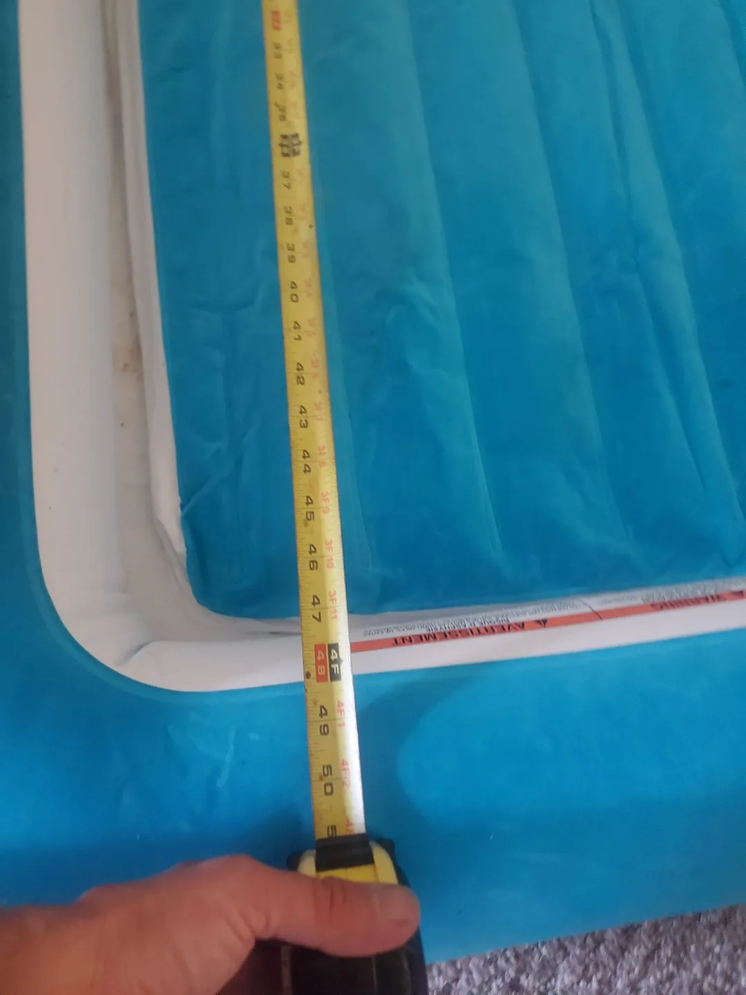 Baby air mattress w/sides image indicator(2)