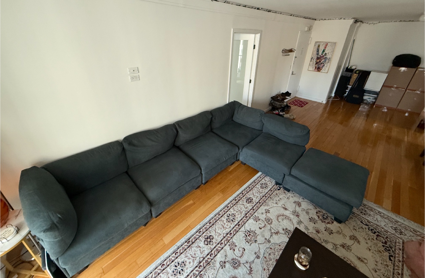 #freecycle Wade Logan 6-Piece Upholstered Sectional