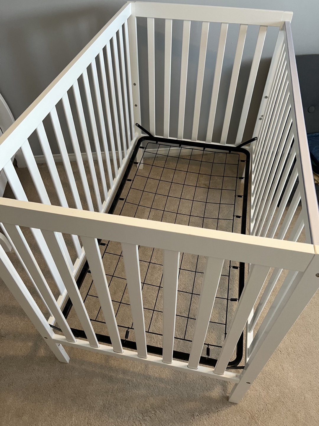 White Baby Crib - photo 4
