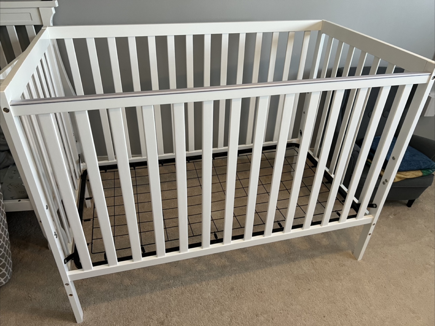 White Baby Crib