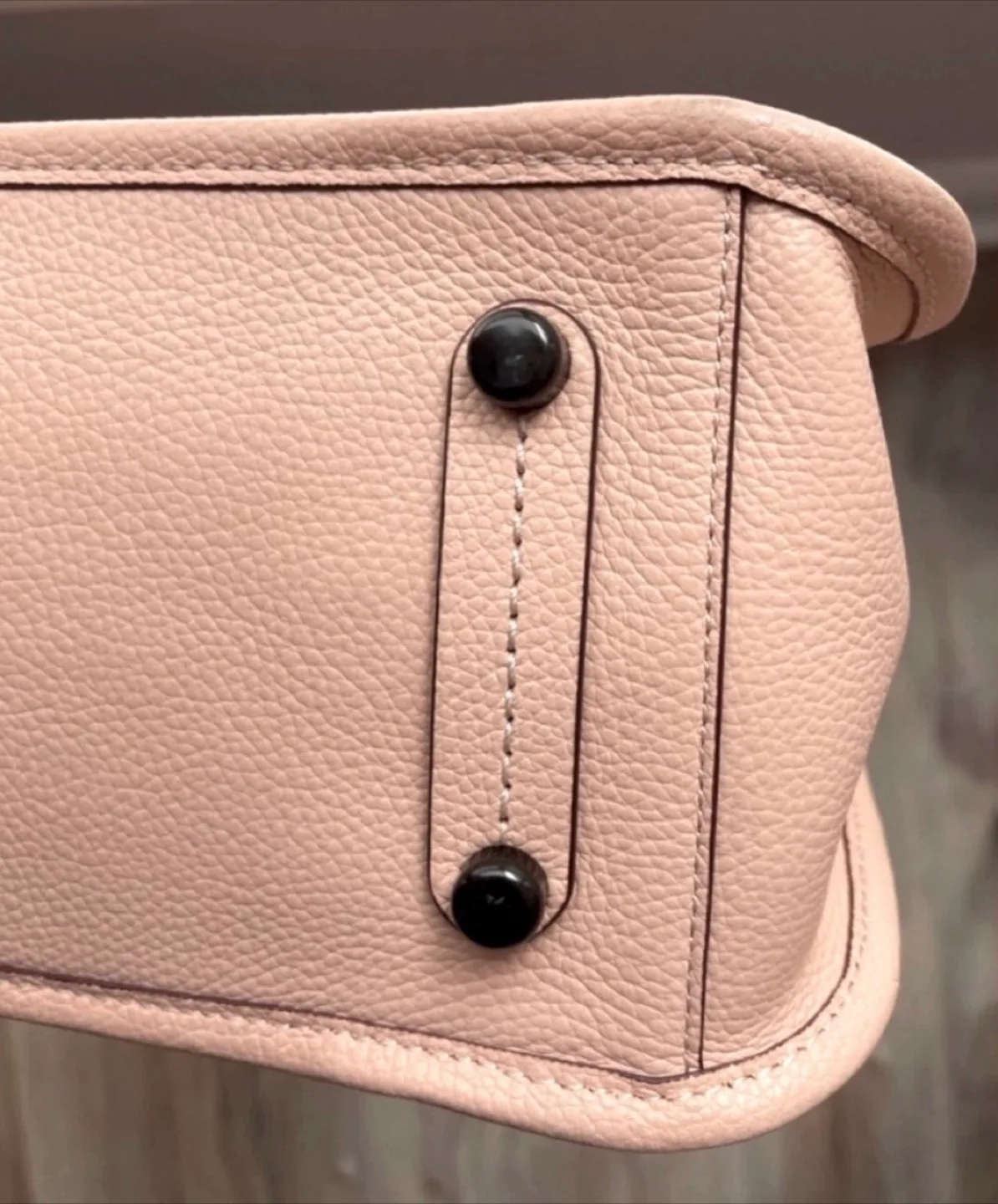 Coach Tyler Carryall Apricot Pebbled Leather Tote Bag image indicator(10)