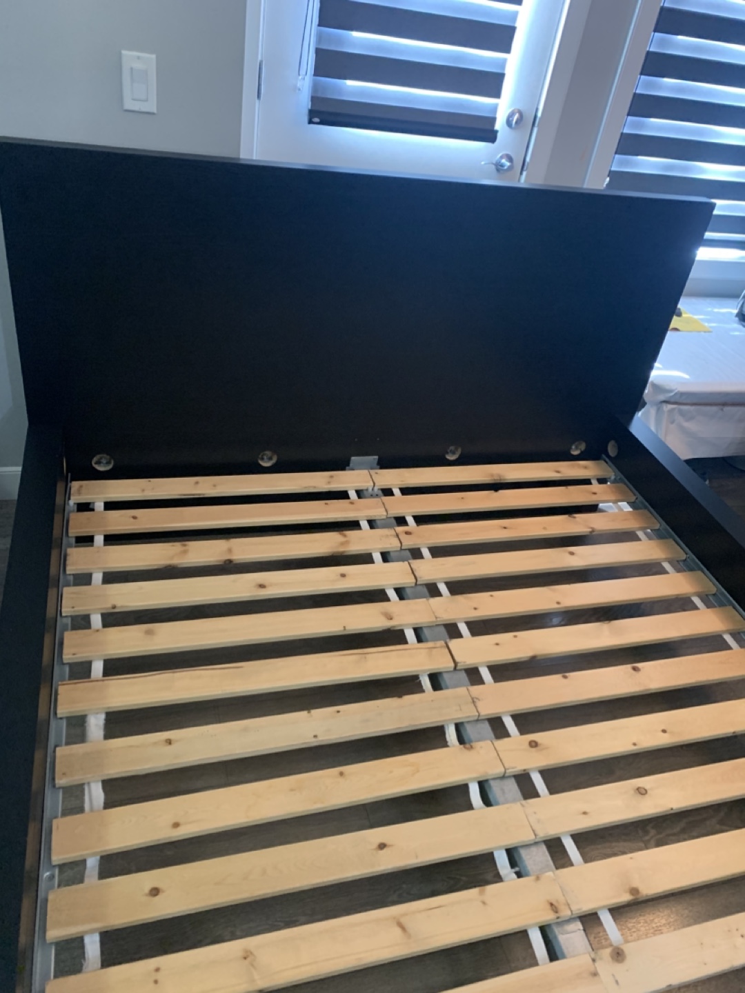 Black Bed Frame - queen size - photo 5