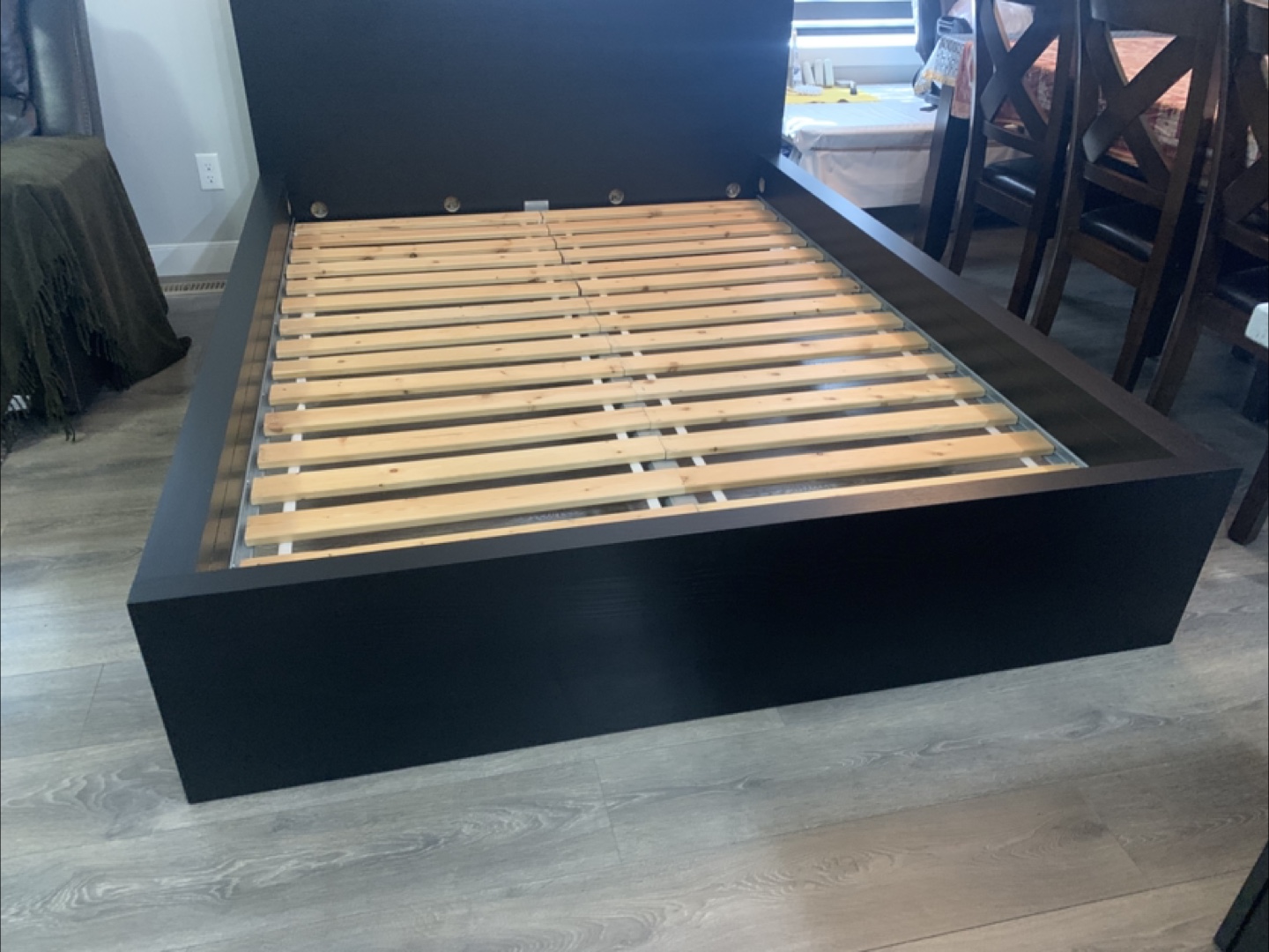 Black Bed Frame - queen size - photo 3