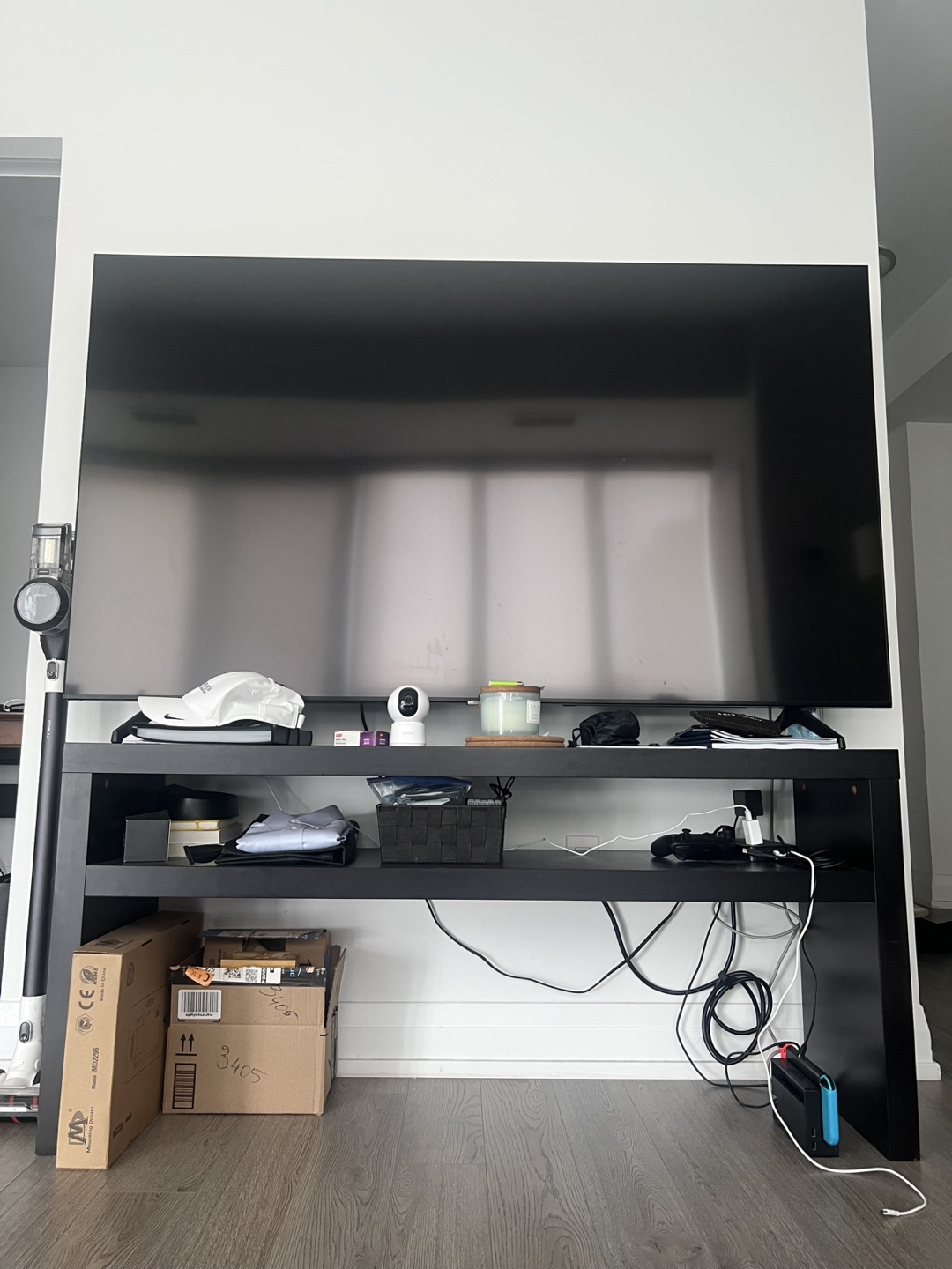 Black TV Stand