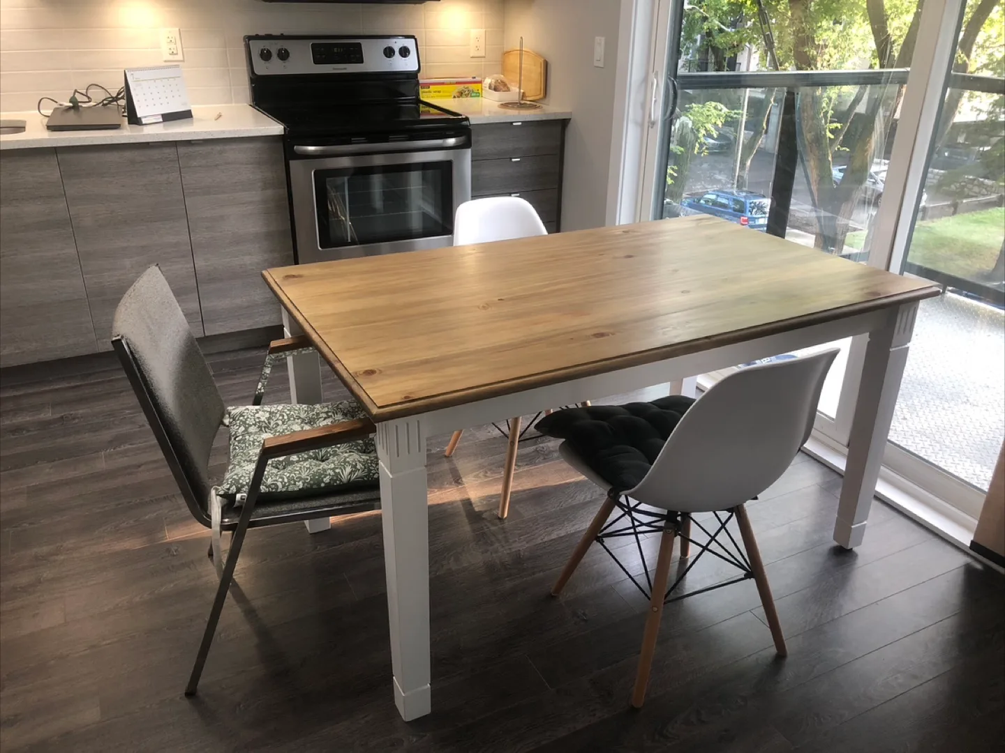 Assorted Dining Room Chairs and Table thumbnail