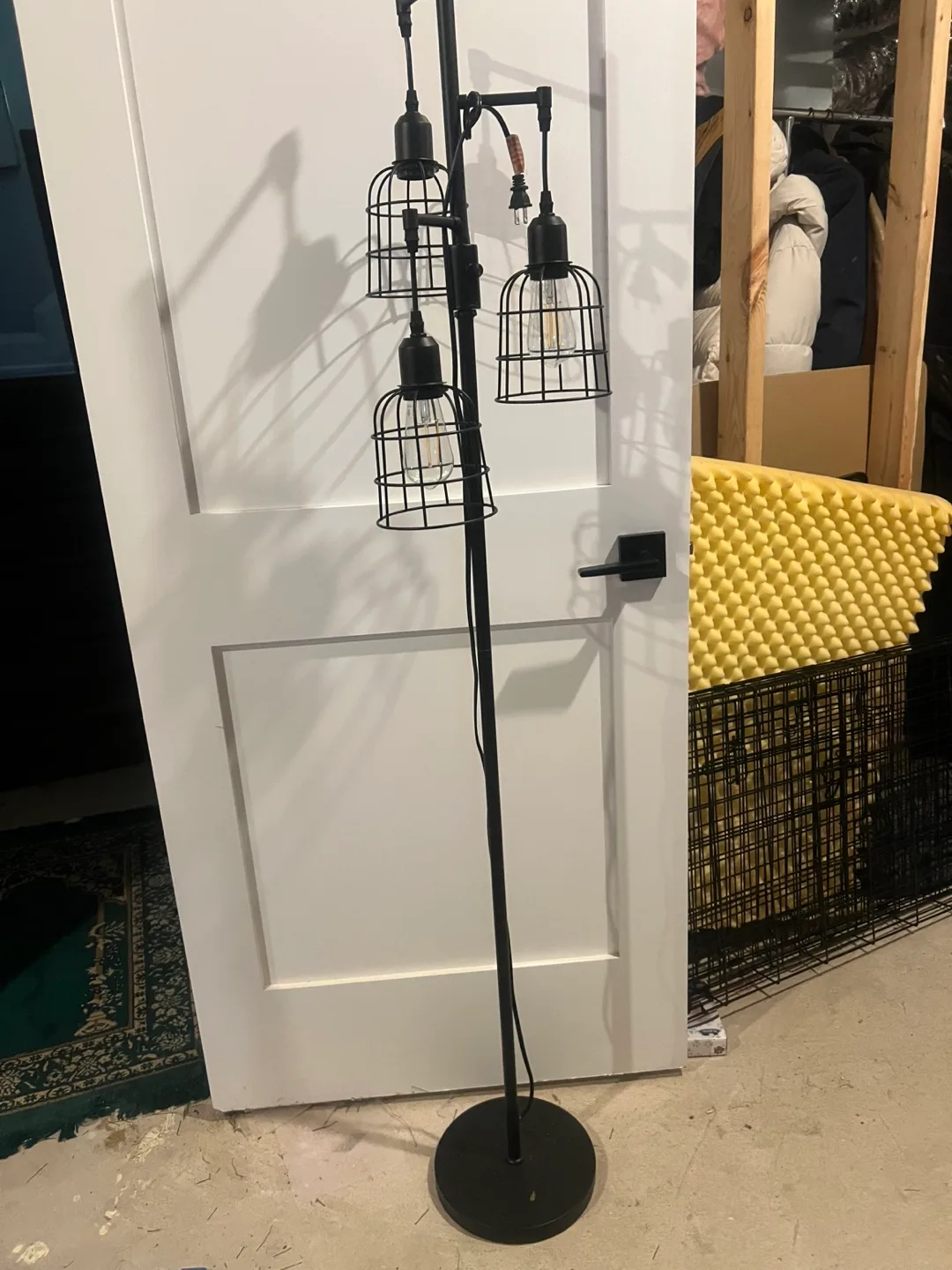 Industrial Style Floor Lamp - Black image indicator(2)