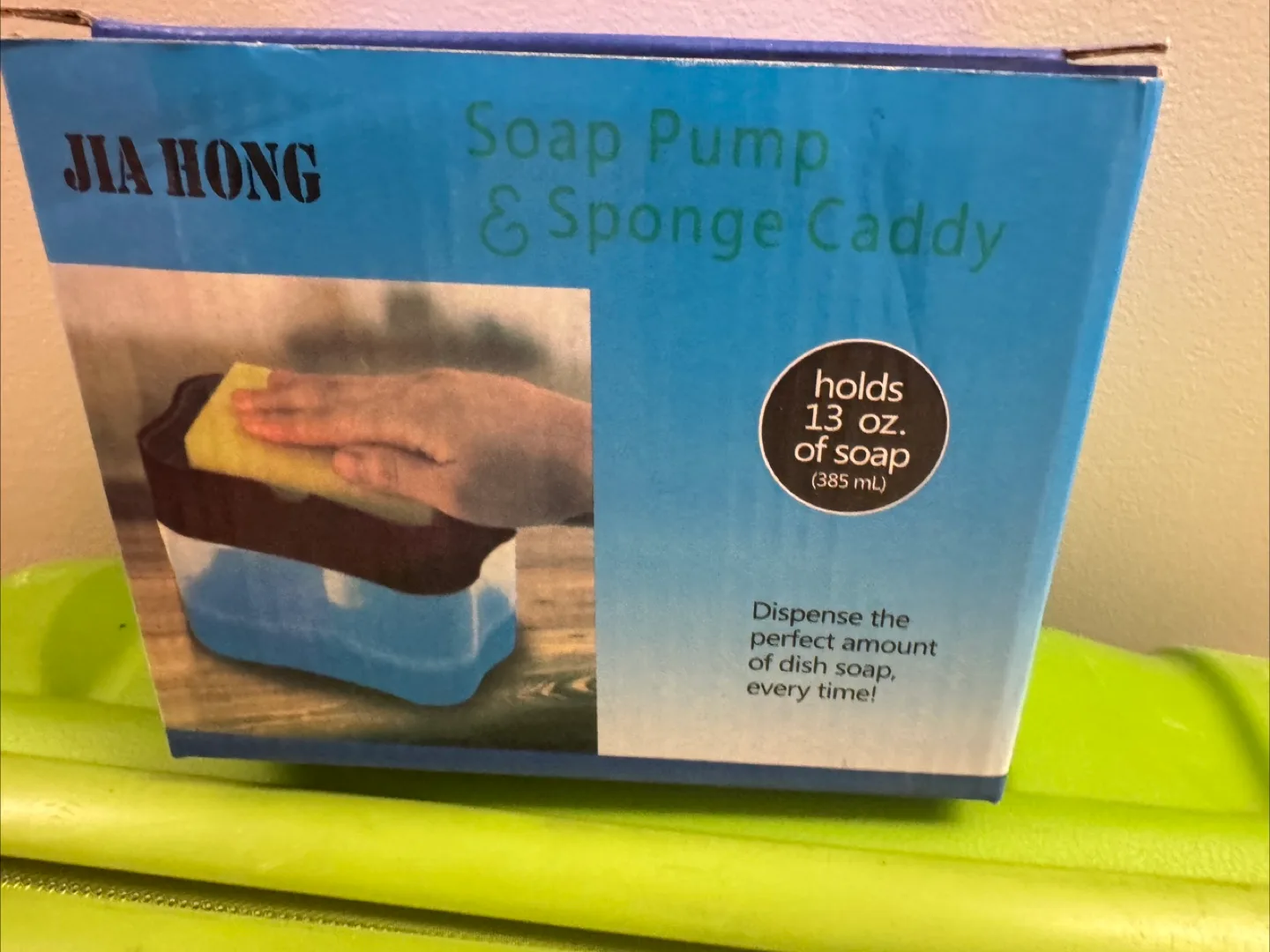 Jia Hong Soap Pump & Sponge Caddy - 13 oz thumbnail