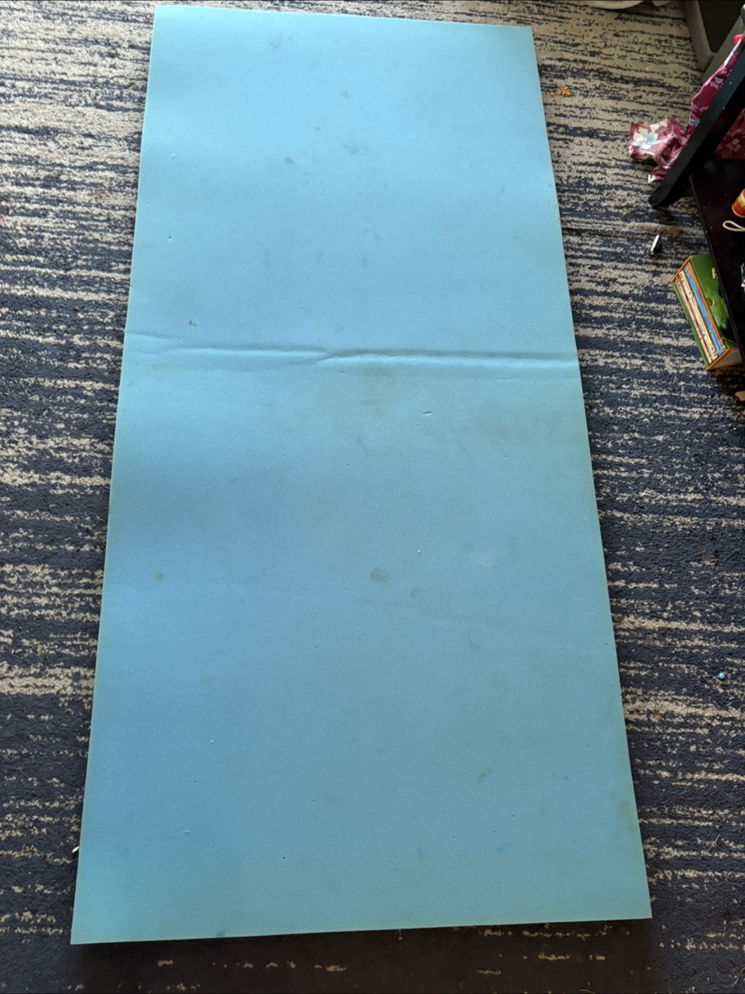 Blue Egg Crate Foam twin size Mattress Topper - photo 2