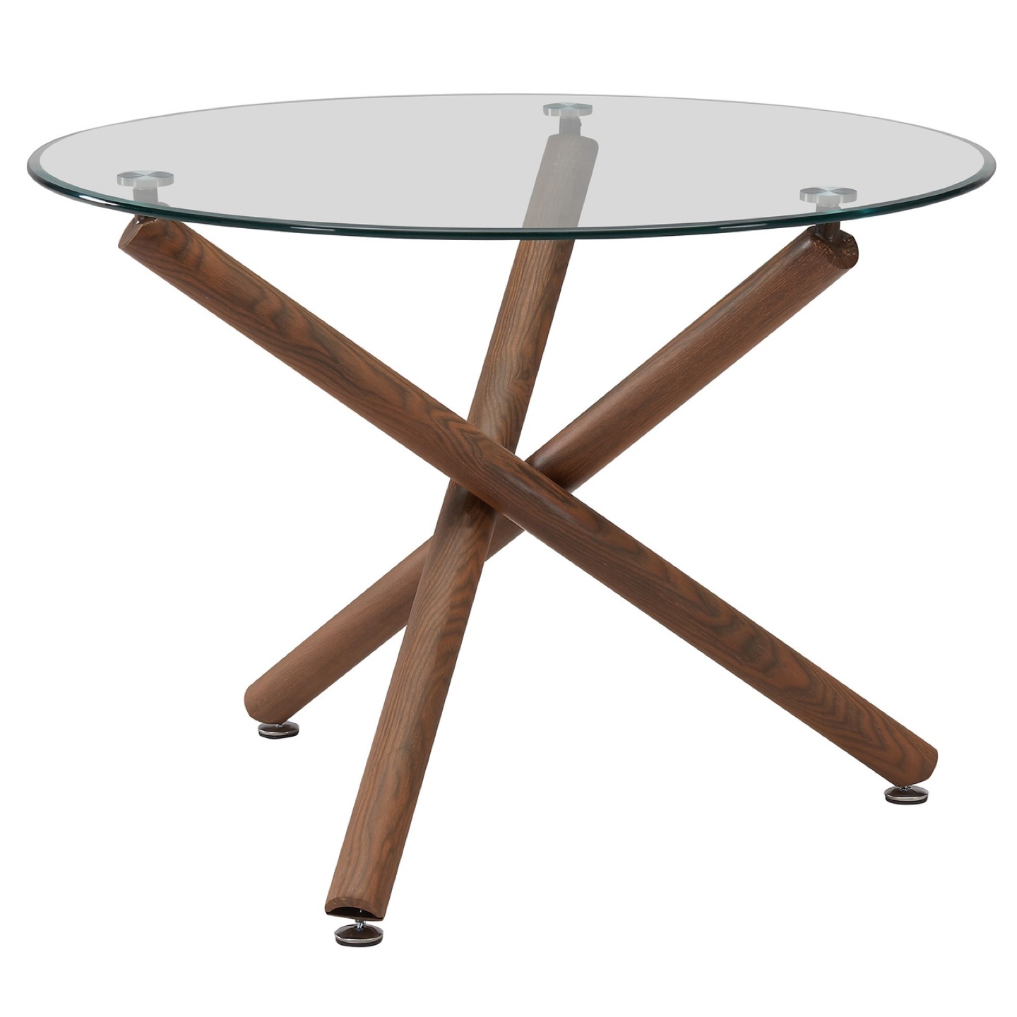 ROUND GLASS DINING TABLE - photo 3
