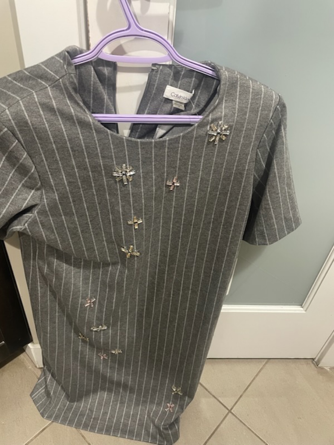 New Calvin Klein Grey Dress Size Small-Medium