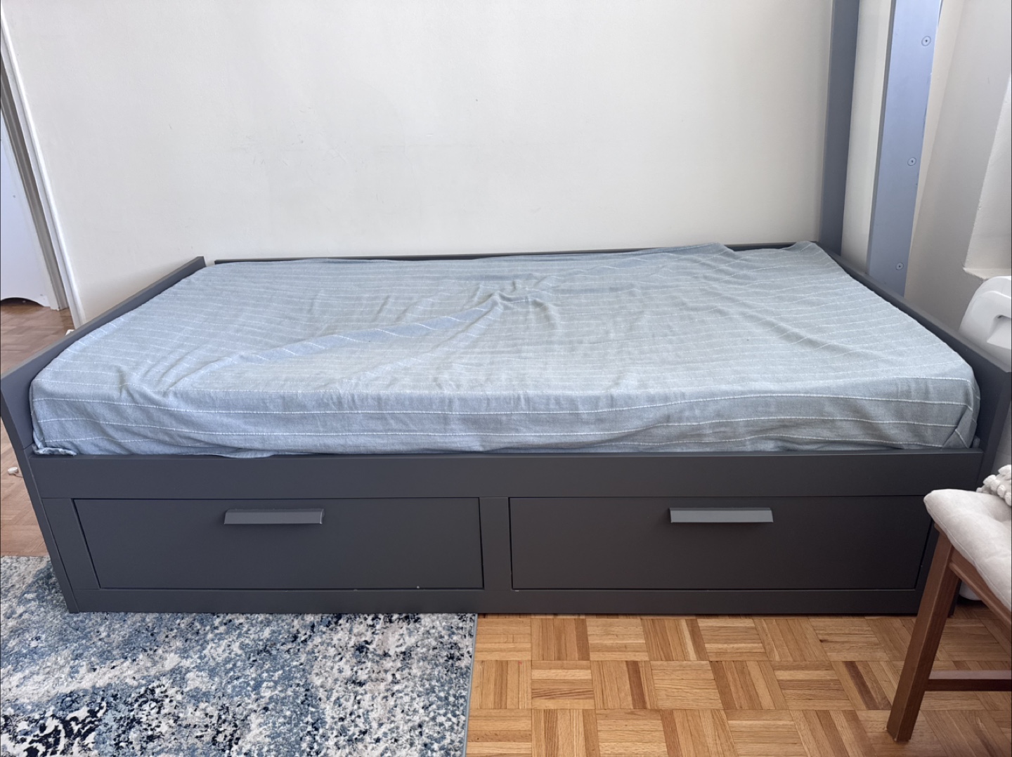 IKEA Hemnes Daybed Frame with Drawers - Grey